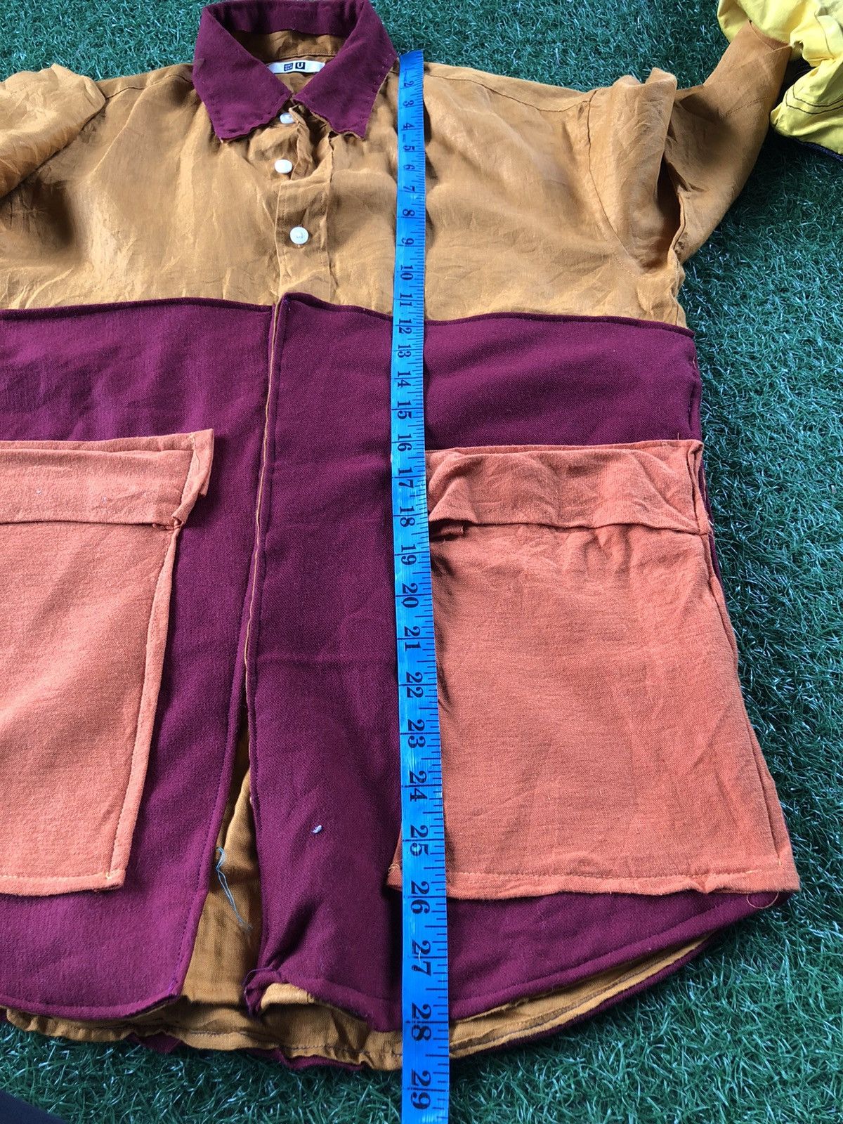 Christophe Lemaire × Uniqlo ⚡️STEALS⚡️Uniqlo U Lemaire Patchwork Style Button Up Shirts Size US S / EU 44-46 / 1 - 14 Thumbnail