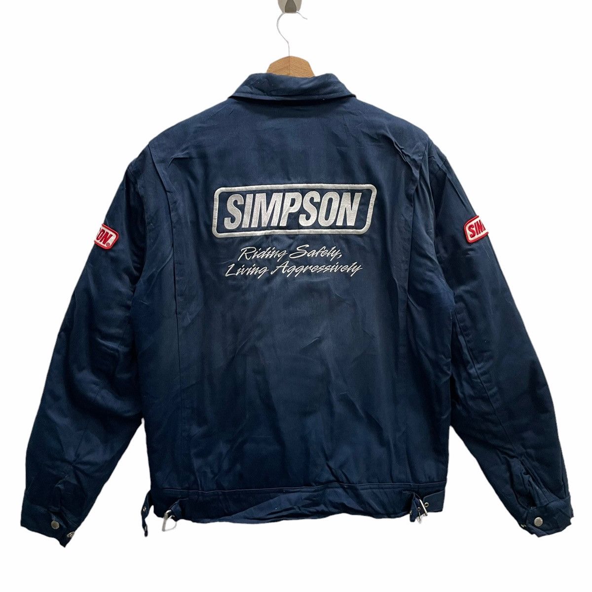 Gear for Sports STEAL💥 SIMPSON RACING BIG LOGO BIKER JACKET Size US L / EU 52-54 / 3 - 1 Thumbnail