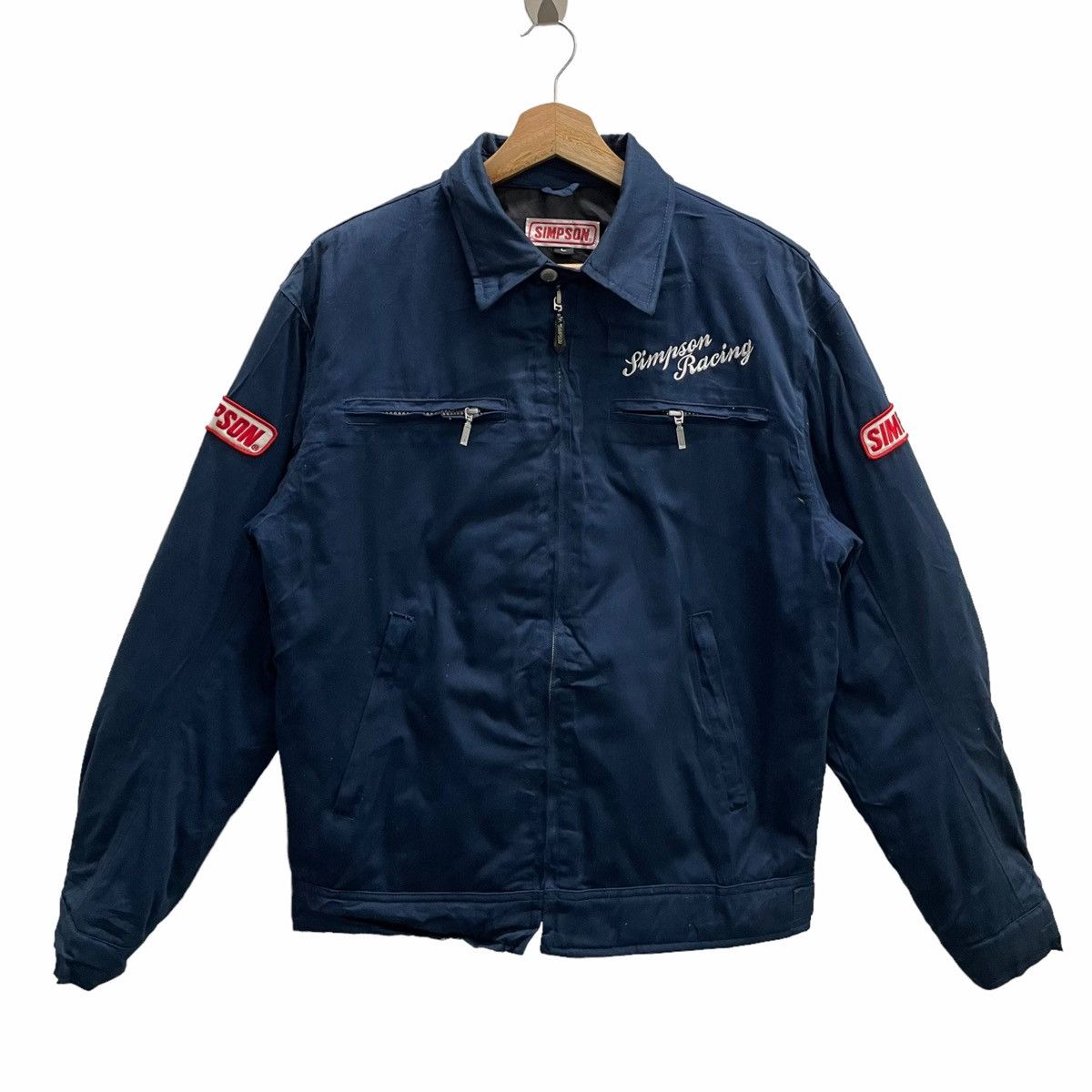 Gear for Sports STEAL💥 SIMPSON RACING BIG LOGO BIKER JACKET Size US L / EU 52-54 / 3 - 5 Thumbnail