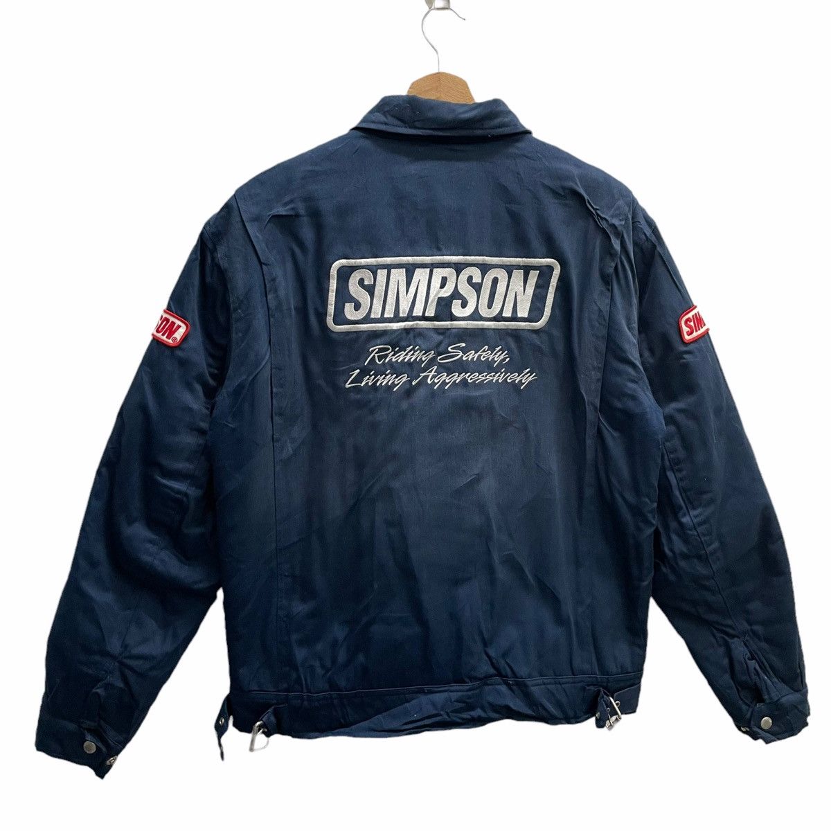 Gear for Sports STEAL💥 SIMPSON RACING BIG LOGO BIKER JACKET Size US L / EU 52-54 / 3 - 2 Thumbnail
