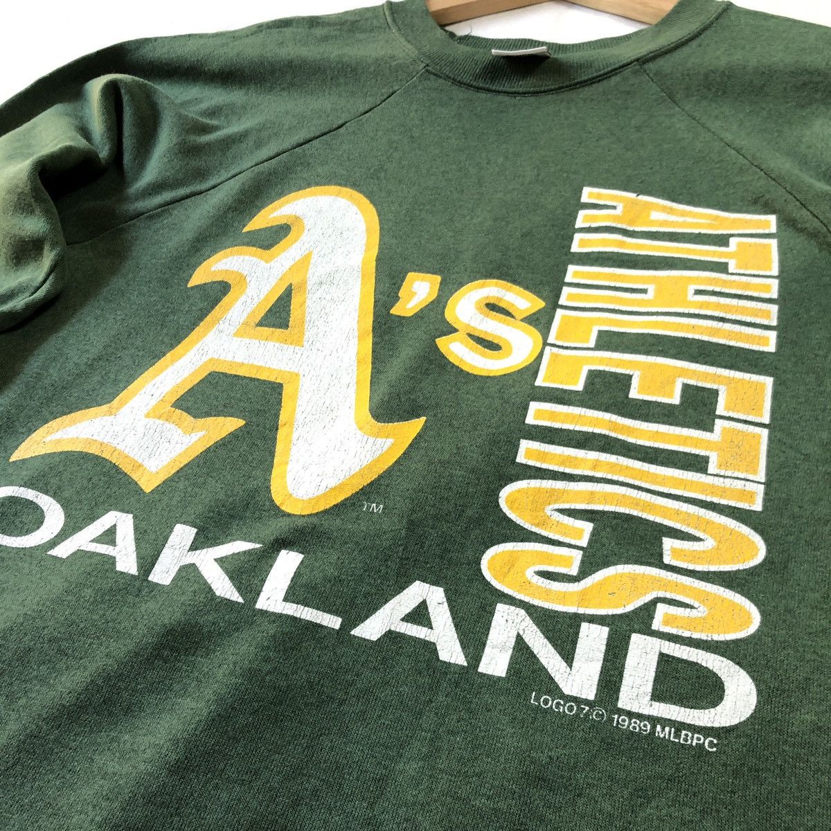 MLB × Vintage Rare! Vintage A’s Oakland Athletics Pullover Sweatshirt Size US S / EU 44-46 / 1 - 4 Thumbnail