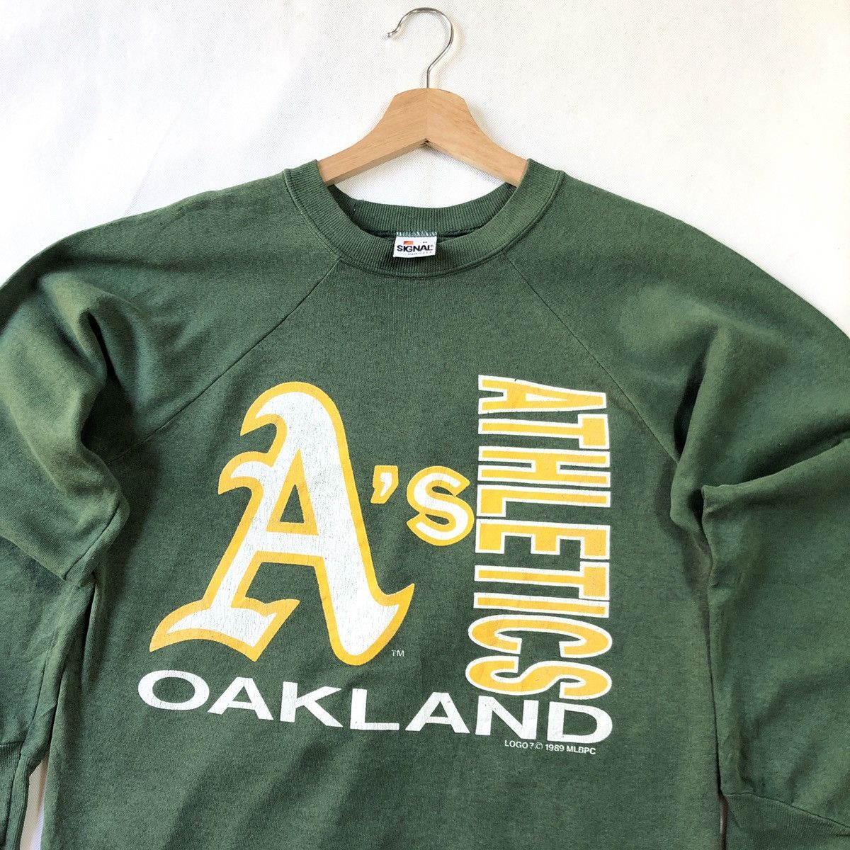 MLB × Vintage Rare! Vintage A’s Oakland Athletics Pullover Sweatshirt Size US S / EU 44-46 / 1 - 3 Thumbnail