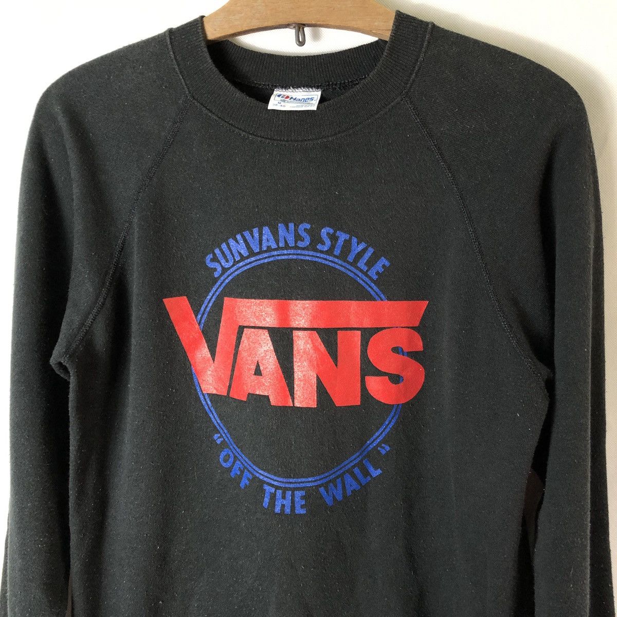 Vans Vintage 90s Vans Spellout Logo Skate Sweatshirt Size US M / EU 48-50 / 2 - 2 Thumbnail