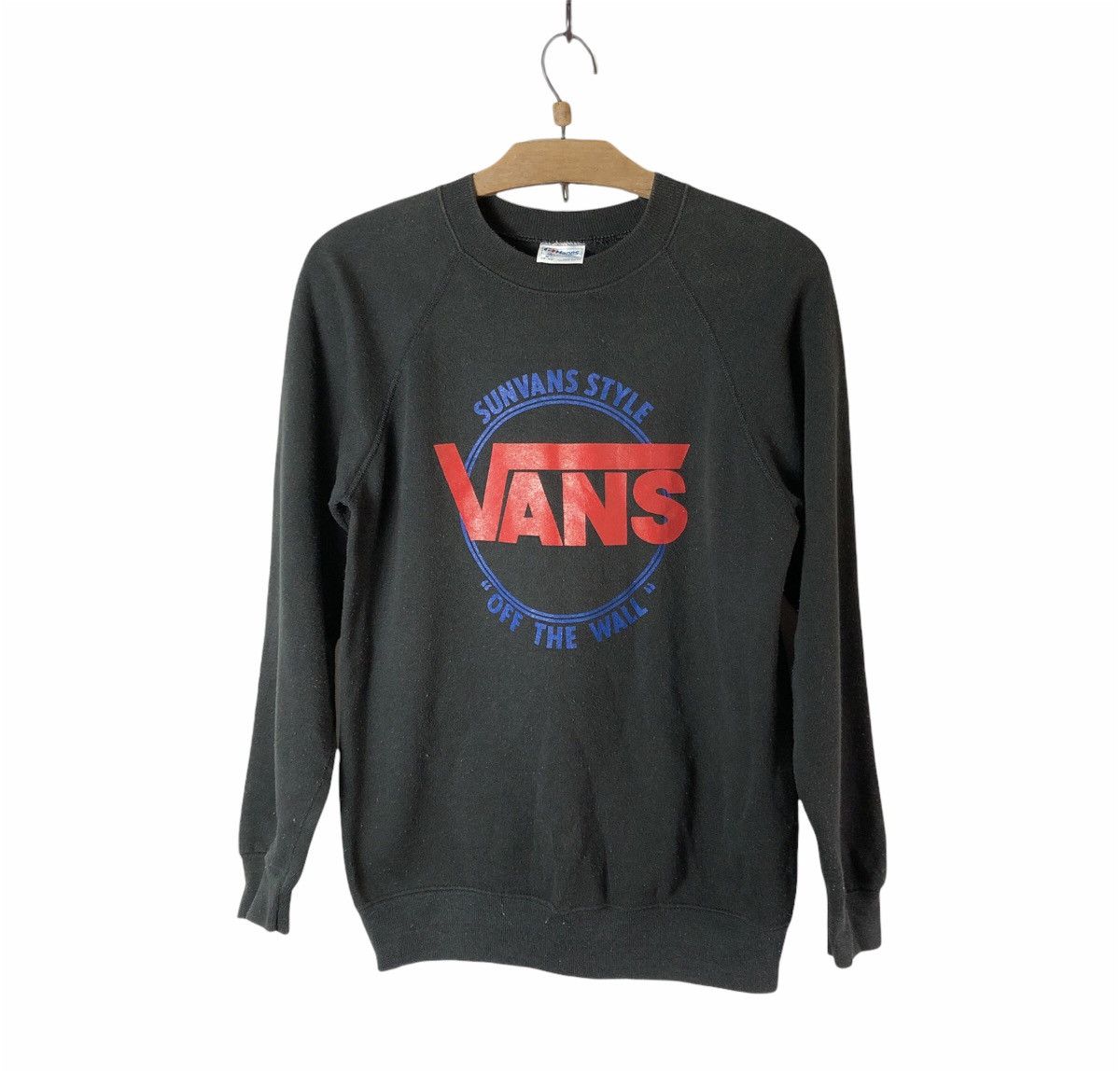 Vans Vintage 90s Vans Spellout Logo Skate Sweatshirt Size US M / EU 48-50 / 2 - 1 Thumbnail