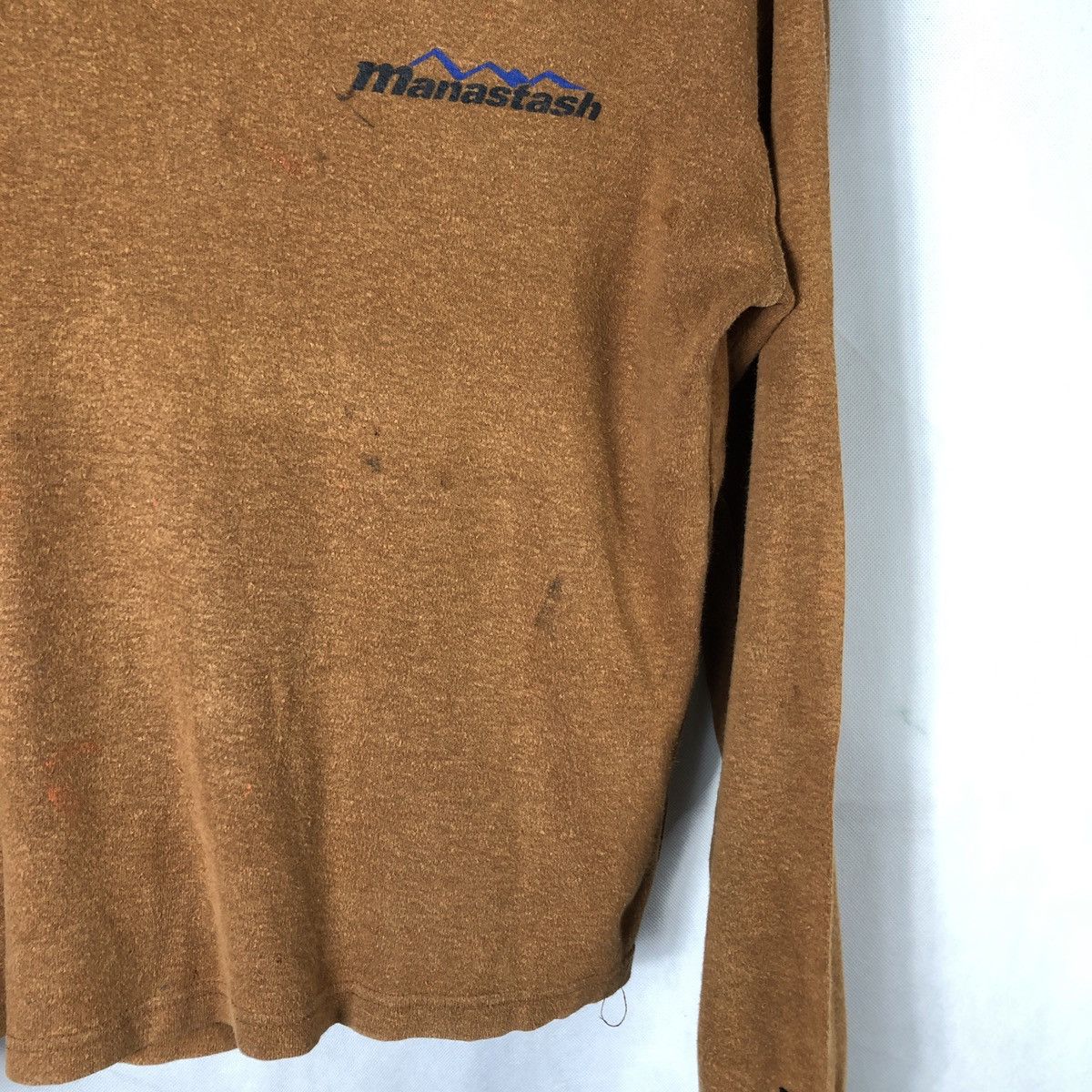 Manastash × Vintage Rare! Vintage Manatash Painter Art Hemp Pullover Sweatshirt Size US S / EU 44-46 / 1 - 4 Thumbnail