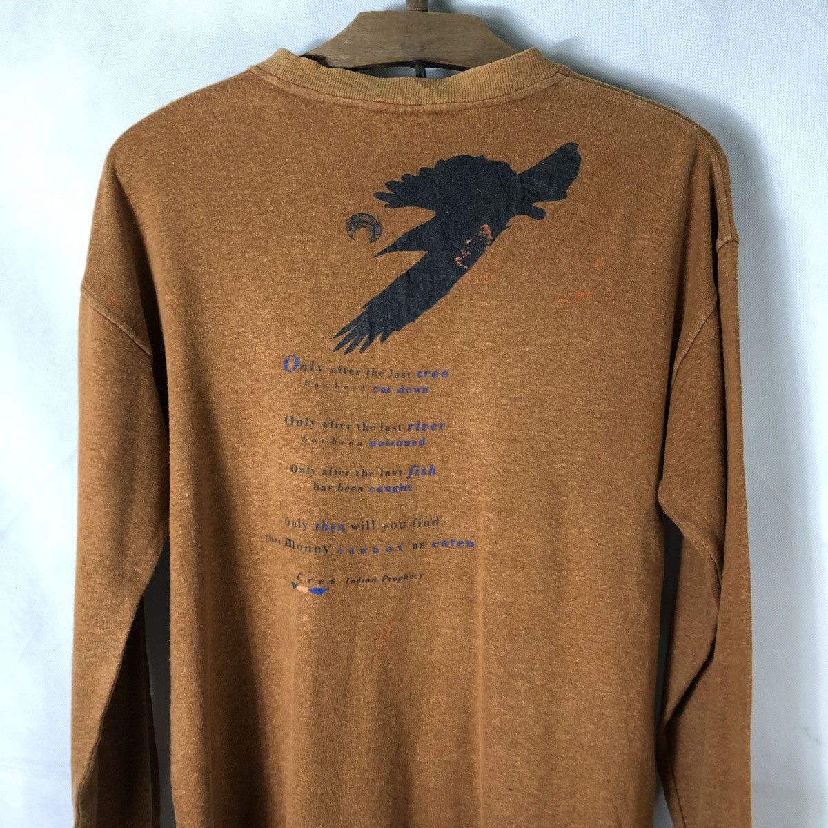 Manastash × Vintage Rare! Vintage Manatash Painter Art Hemp Pullover Sweatshirt Size US S / EU 44-46 / 1 - 8 Thumbnail