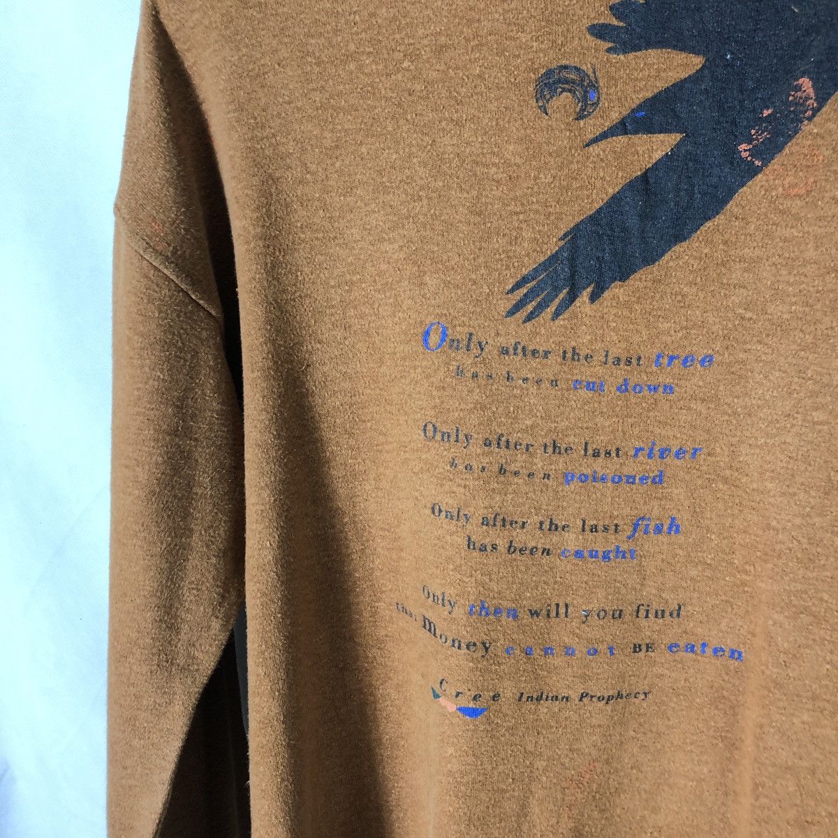 Manastash × Vintage Rare! Vintage Manatash Painter Art Hemp Pullover Sweatshirt Size US S / EU 44-46 / 1 - 6 Thumbnail