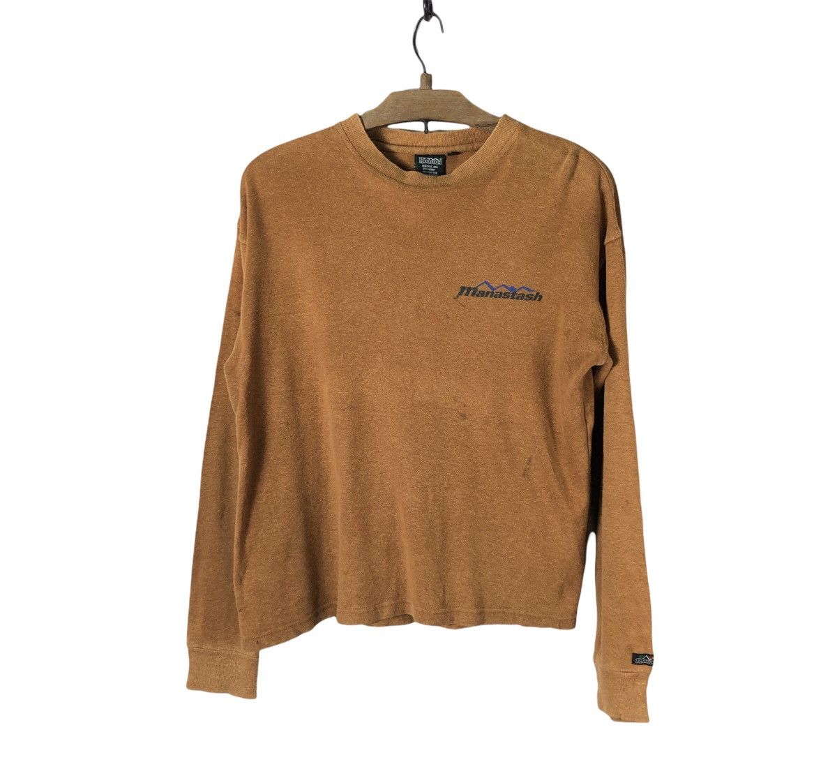 Manastash × Vintage Rare! Vintage Manatash Painter Art Hemp Pullover Sweatshirt Size US S / EU 44-46 / 1 - 1 Thumbnail