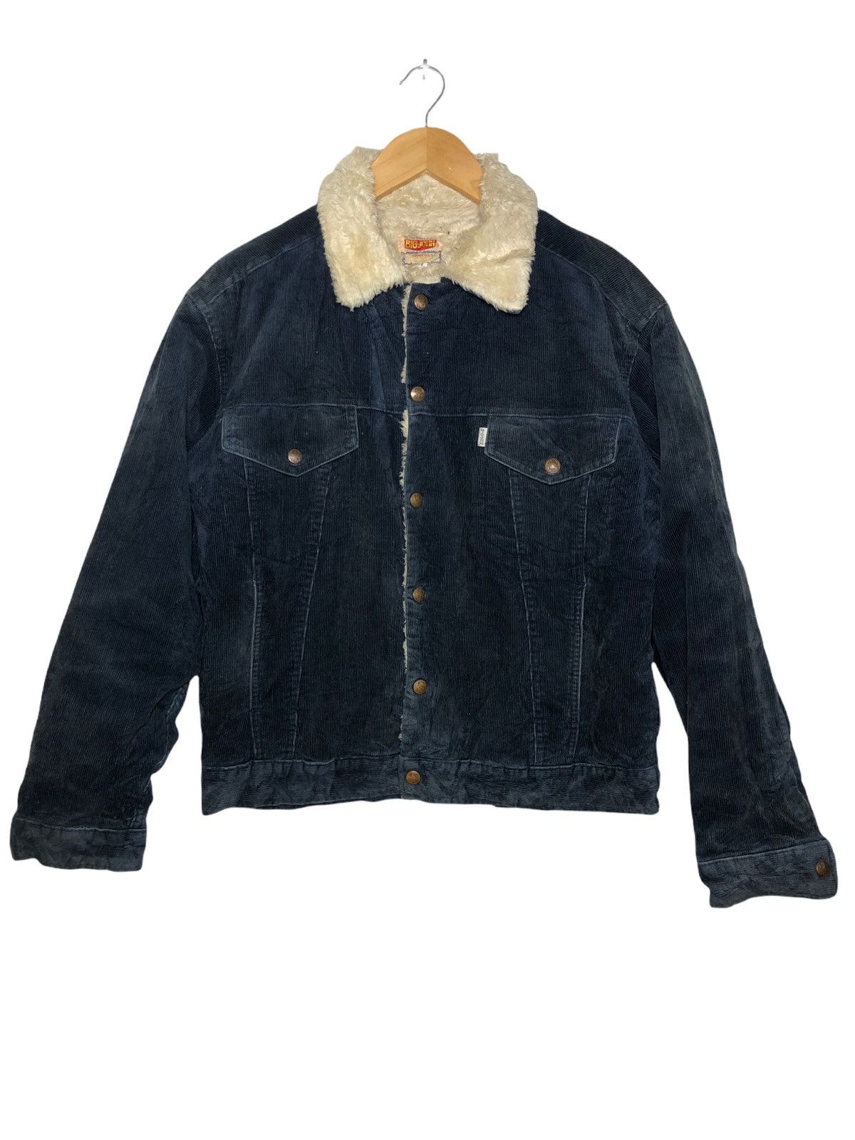 Big John × Vintage Vintage Big John sherpa trucker Button Jacket Size US M / EU 48-50 / 2 - 1 Thumbnail