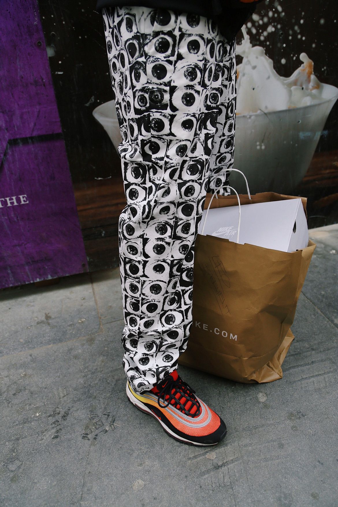 Comme des Garcons × Supreme CDG Supreme Eyes Pants | Grailed Comme des Garcons × Supreme CDG Supreme Eyes Pants | Grailed