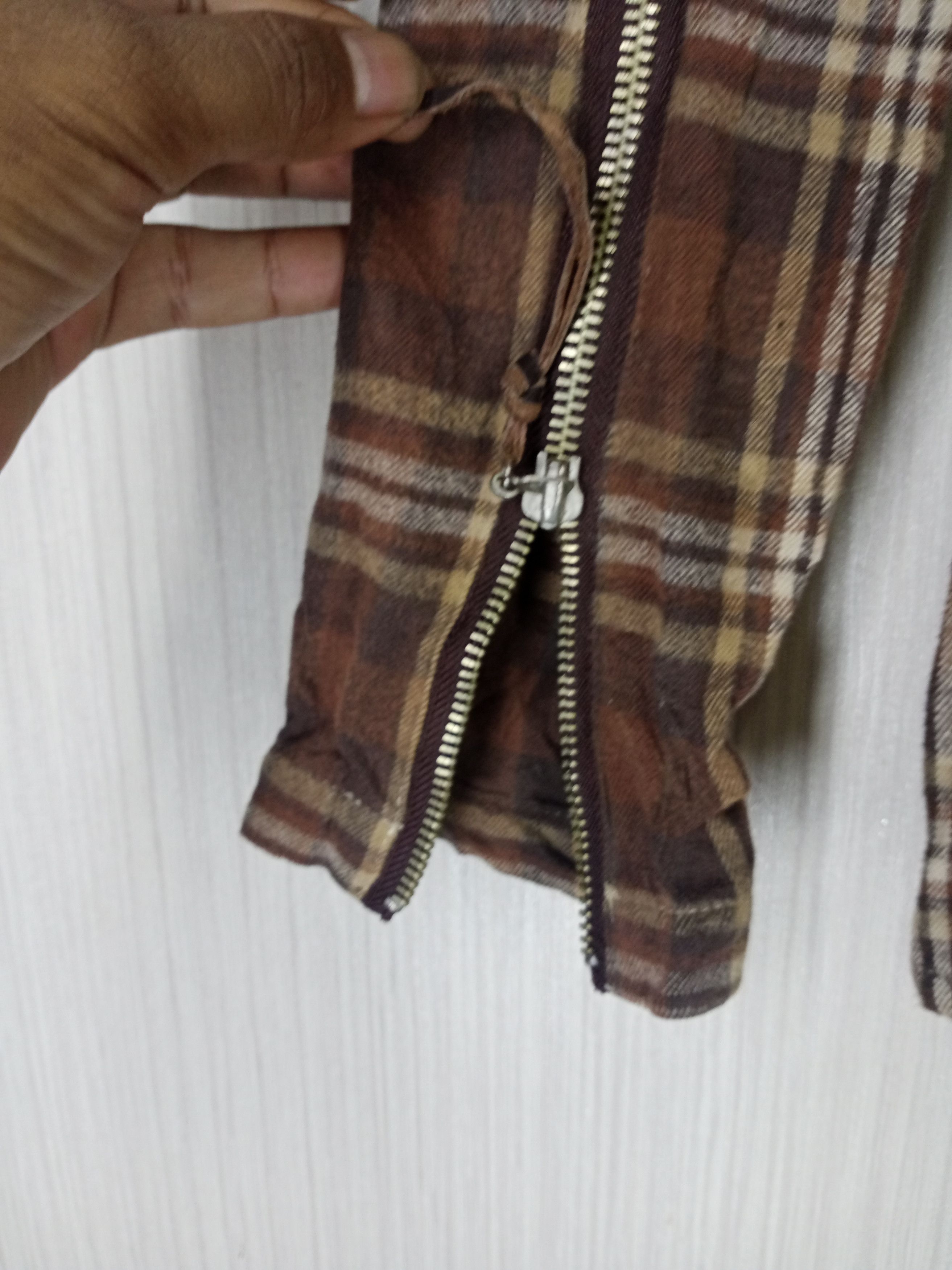 Remi Relief Rare Remi Relief Flannel Zipper Jacket Size US S / EU 44-46 / 1 - 11 Thumbnail