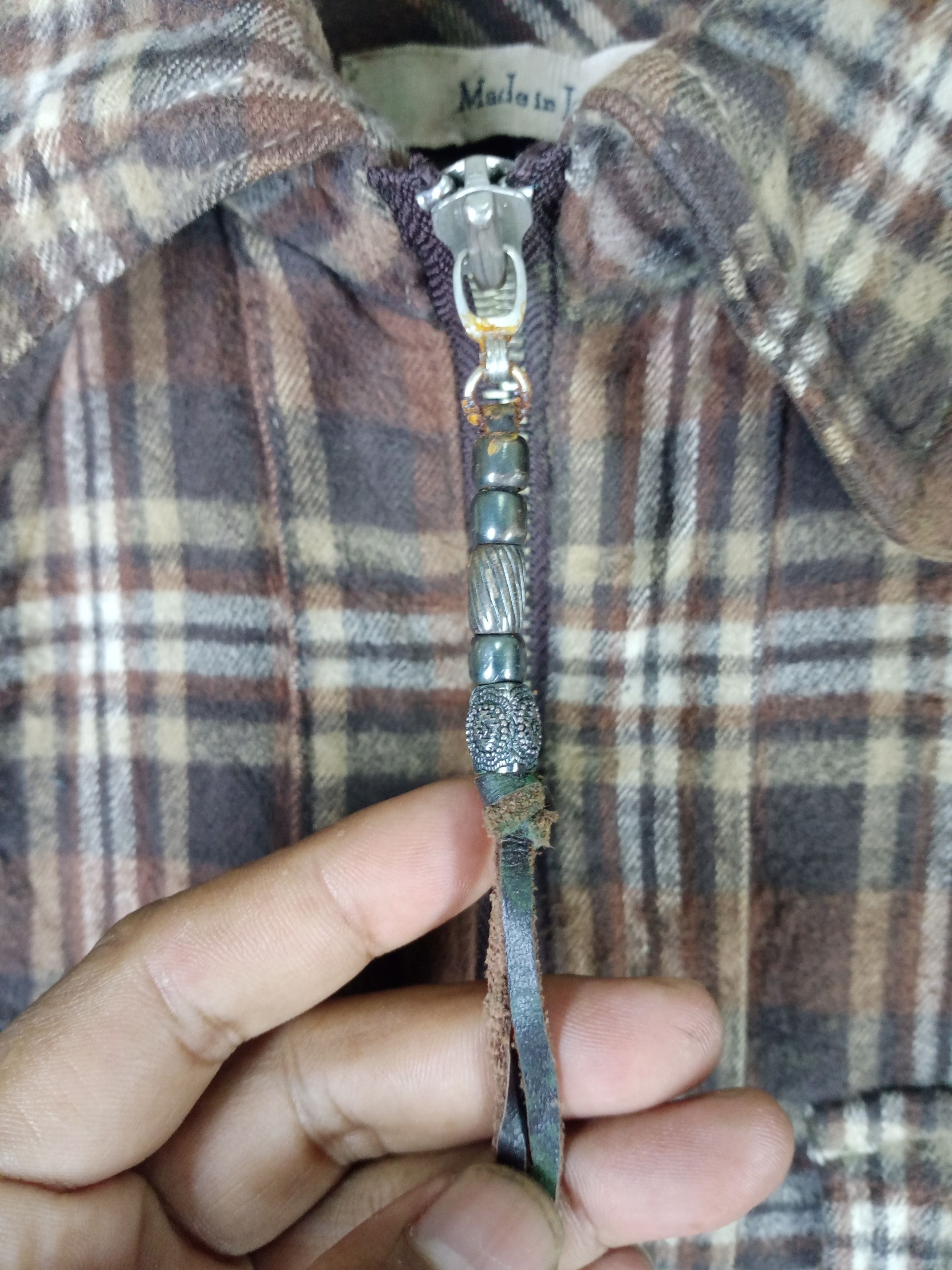 Remi Relief Rare Remi Relief Flannel Zipper Jacket Size US S / EU 44-46 / 1 - 3 Thumbnail