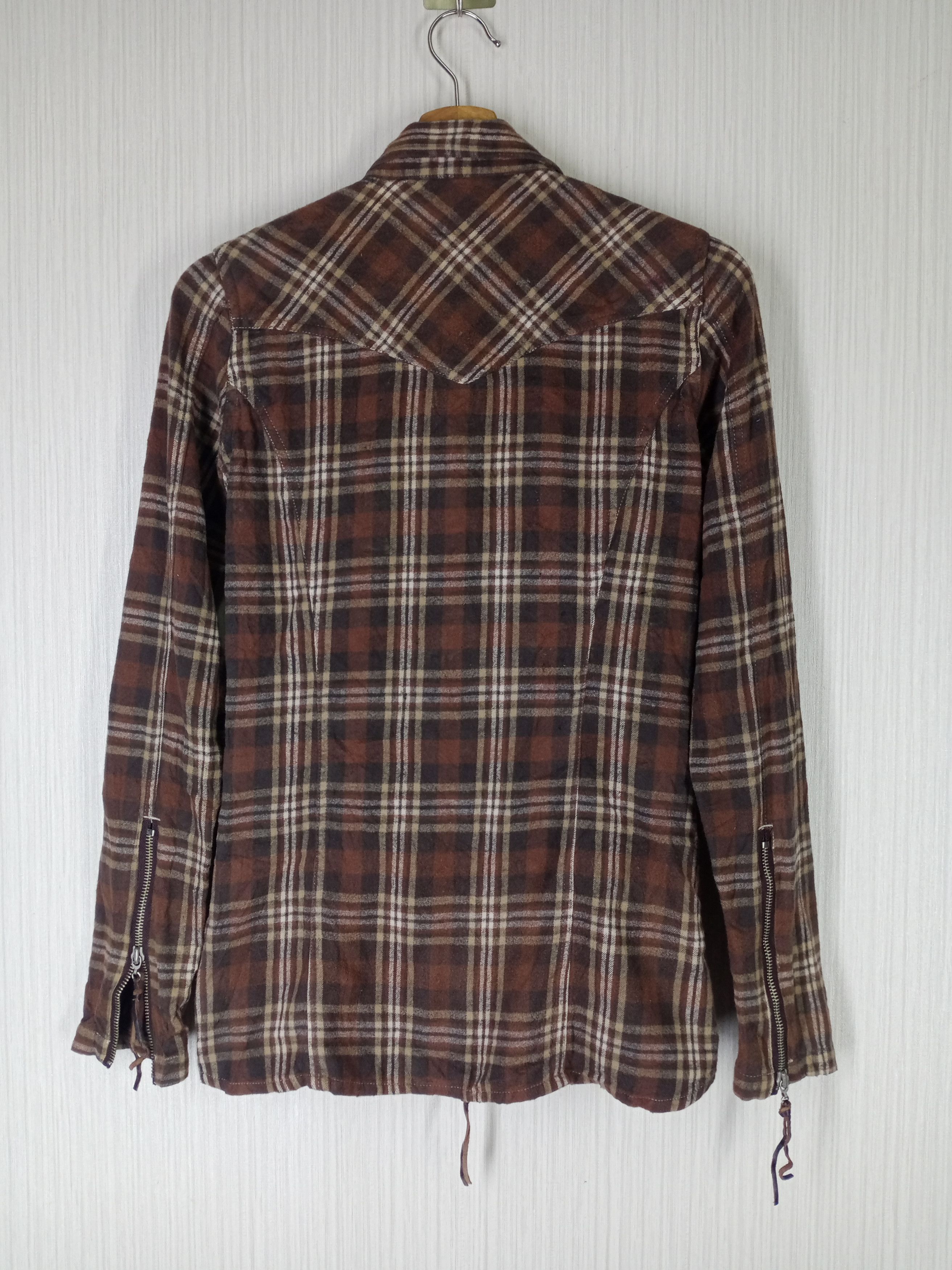 Remi Relief Rare Remi Relief Flannel Zipper Jacket Size US S / EU 44-46 / 1 - 6 Thumbnail