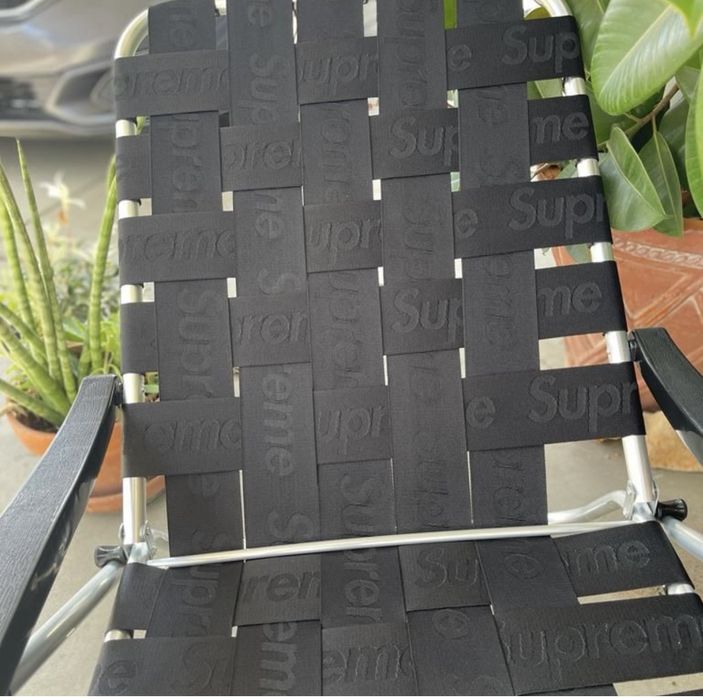 Supreme SUPREME WOVEN CHAISE LOUNGE CHAIR Grailed