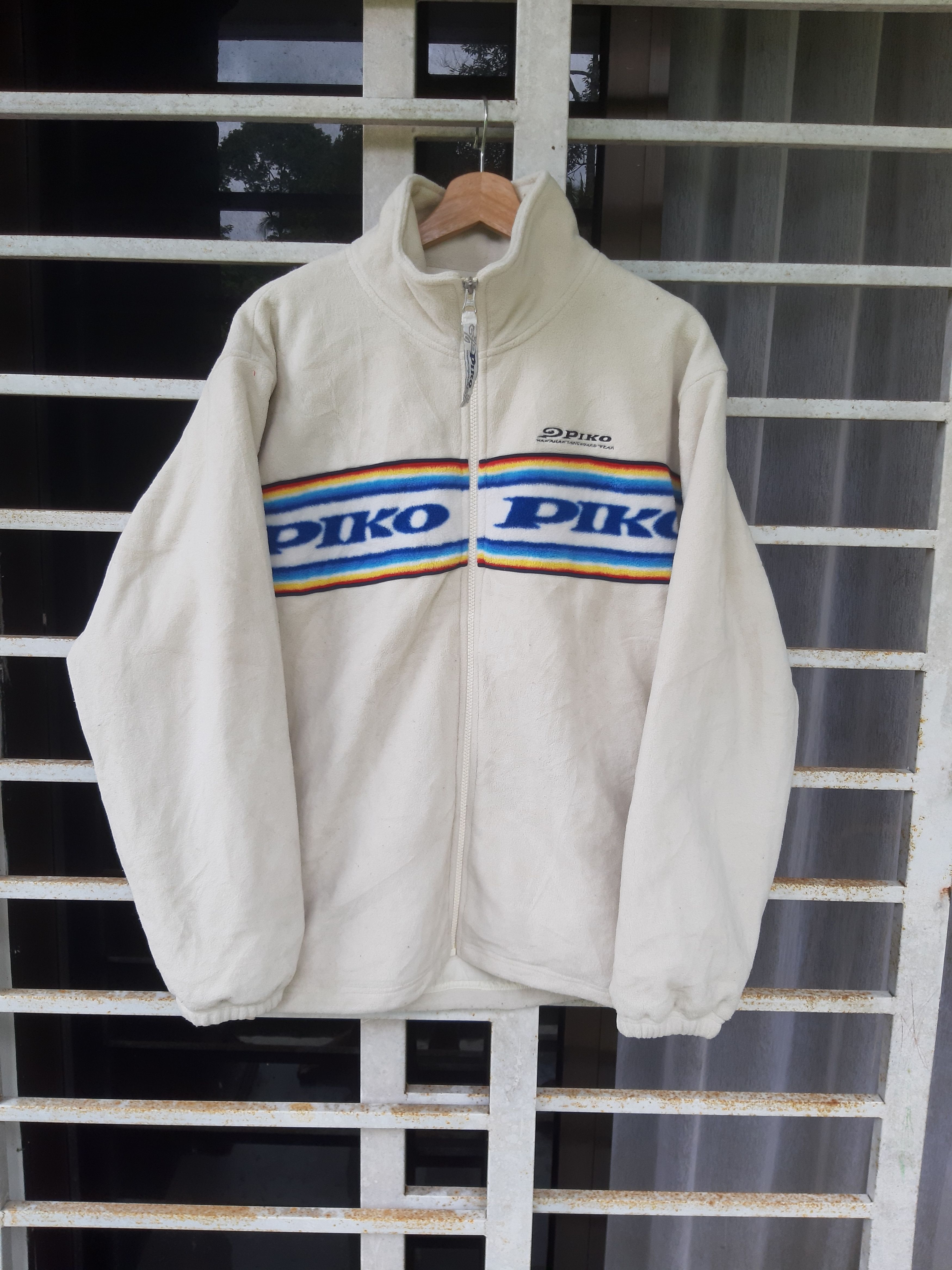 Vintage True Vintage Piko Hawaiian Longbeach Wear Fleece Size US L / EU 52-54 / 3 - 1 Thumbnail