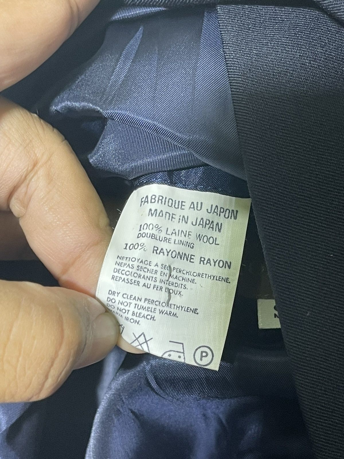 Yohji Yamamoto YOHJI YAMAMOTO BLAZER Size 40S - 11 Thumbnail
