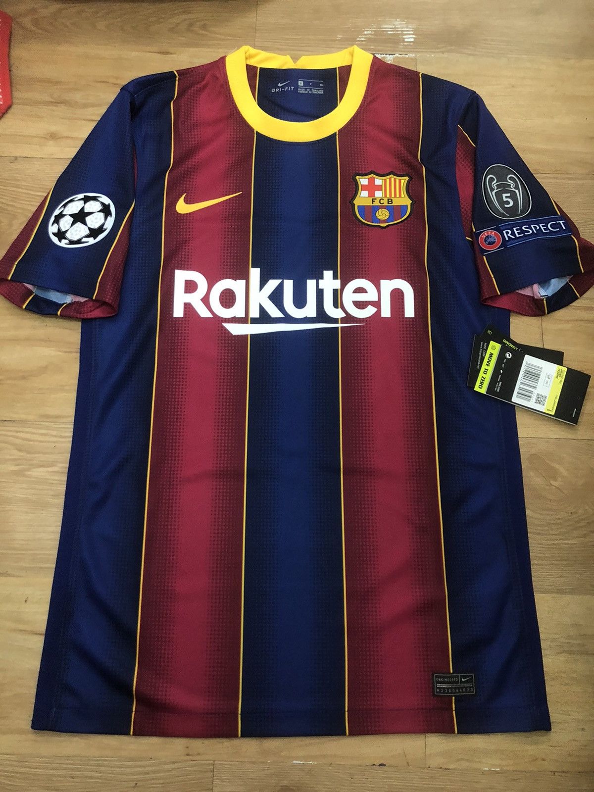 Nike Barcelona 20/21 C/L home shirt # Messi (Bnwt) | Grailed