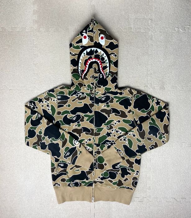 Bape Sta Camo Shark Full Zip Hoodie | Grailed