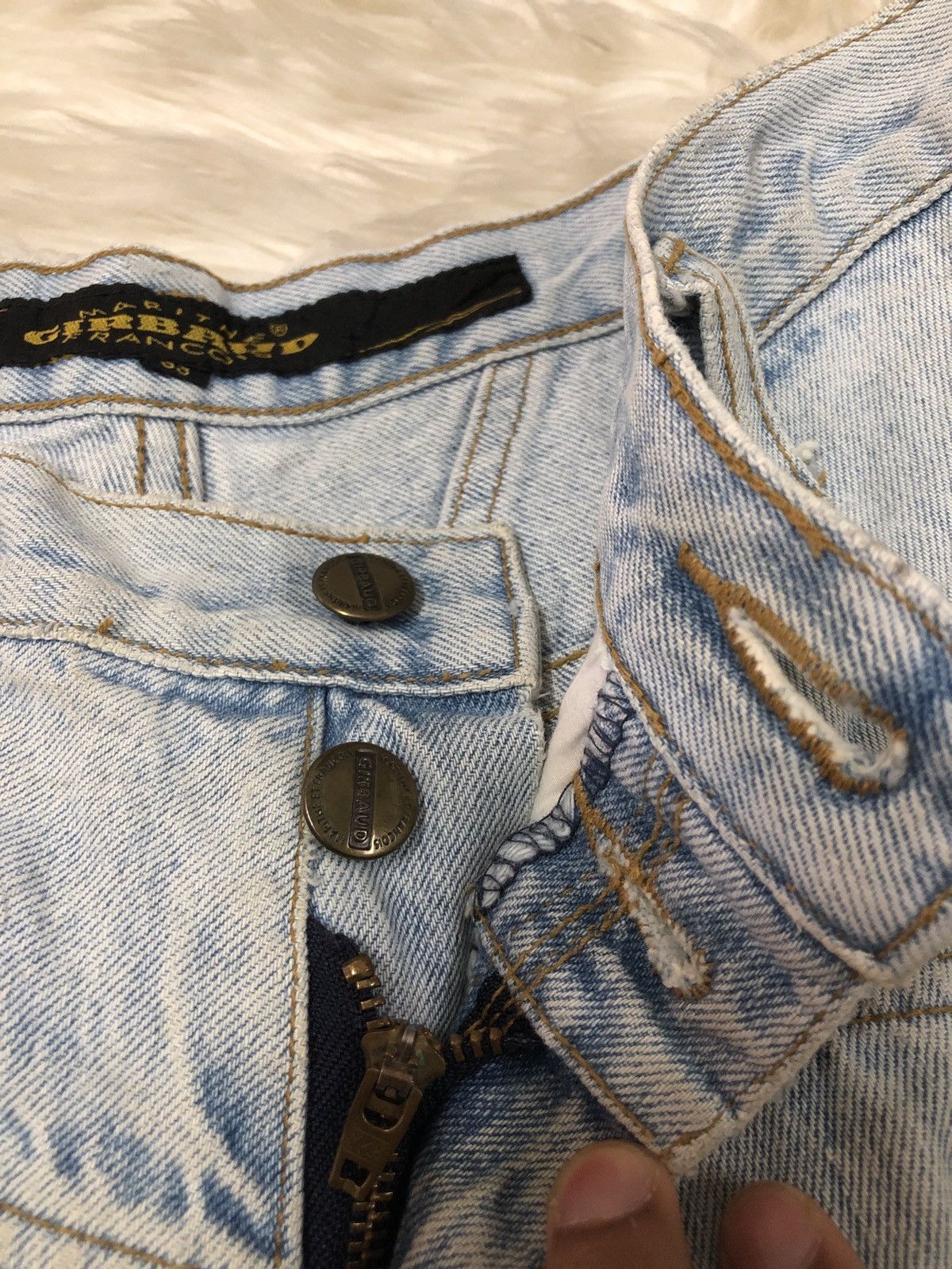 Marithe + Francois Girbaud Marithe Francois Girbaud faded Baggy jeans Size US 33 - 11 Thumbnail