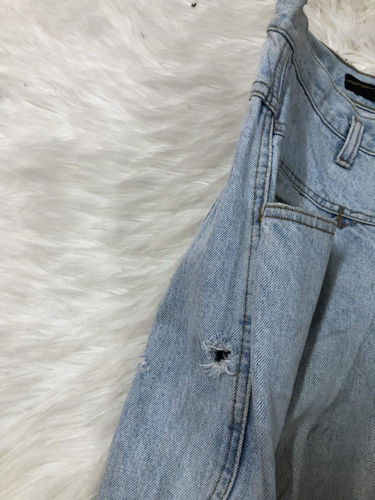 Marithe + Francois Girbaud Marithe Francois Girbaud faded Baggy jeans Size US 33 - 10 Thumbnail