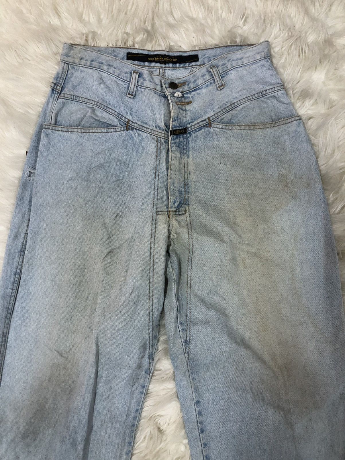 Marithe + Francois Girbaud Marithe Francois Girbaud faded Baggy jeans Size US 33 - 2 Thumbnail