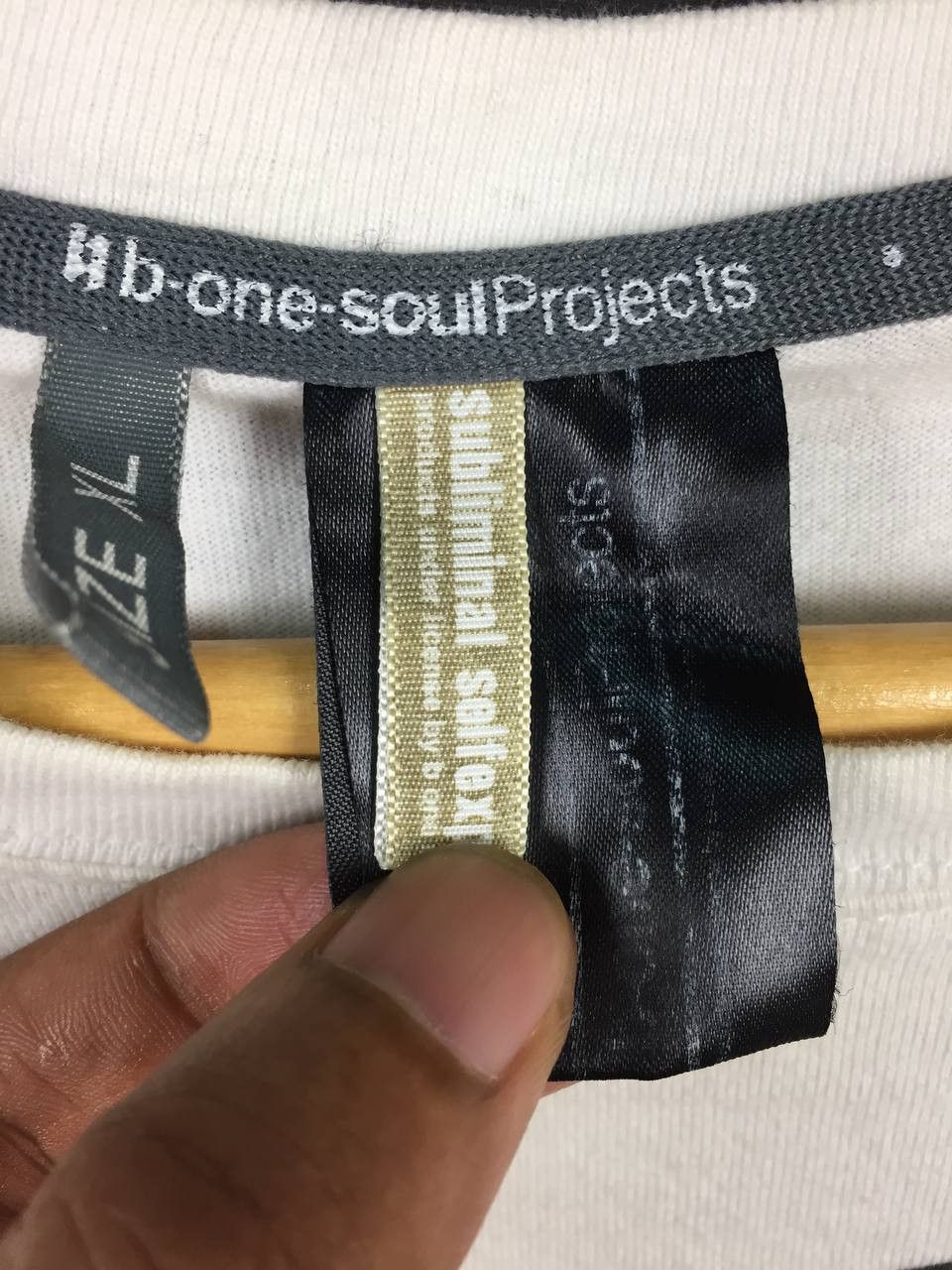 Japanese Brand Vtg B One-Soul Projects Streetwear Graphic Longsleeve Teeee Size US XL / EU 56 / 4 - 5 Thumbnail