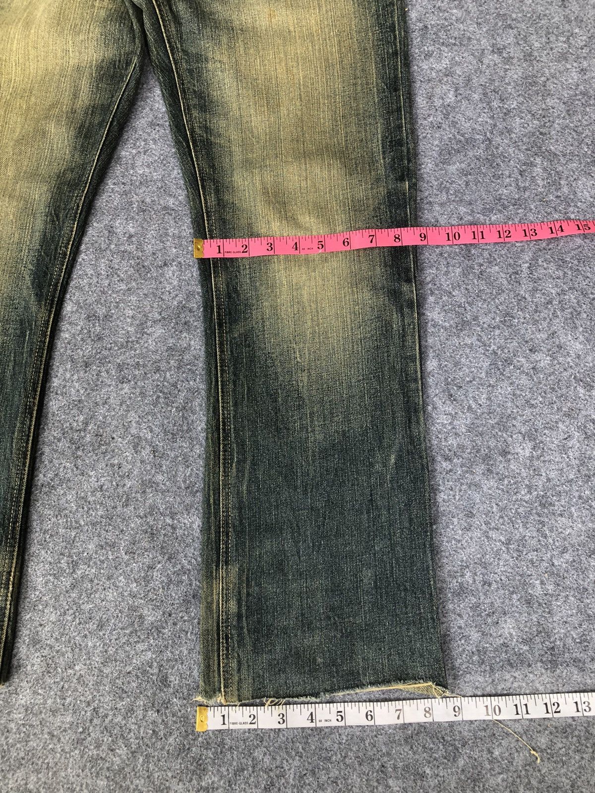 Japanese Brand Rare🔥Japanese Root Three Seditionaries Distressed Jeans Size US 34 / EU 50 - 16 Thumbnail