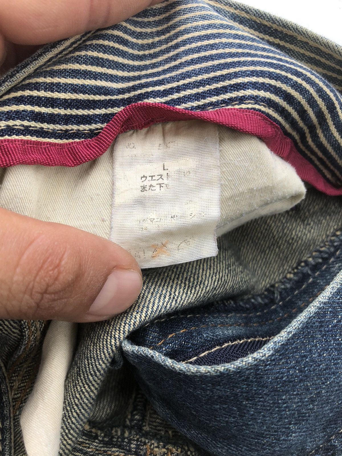 Japanese Brand Rare🔥Japanese Root Three Seditionaries Distressed Jeans Size US 34 / EU 50 - 11 Thumbnail