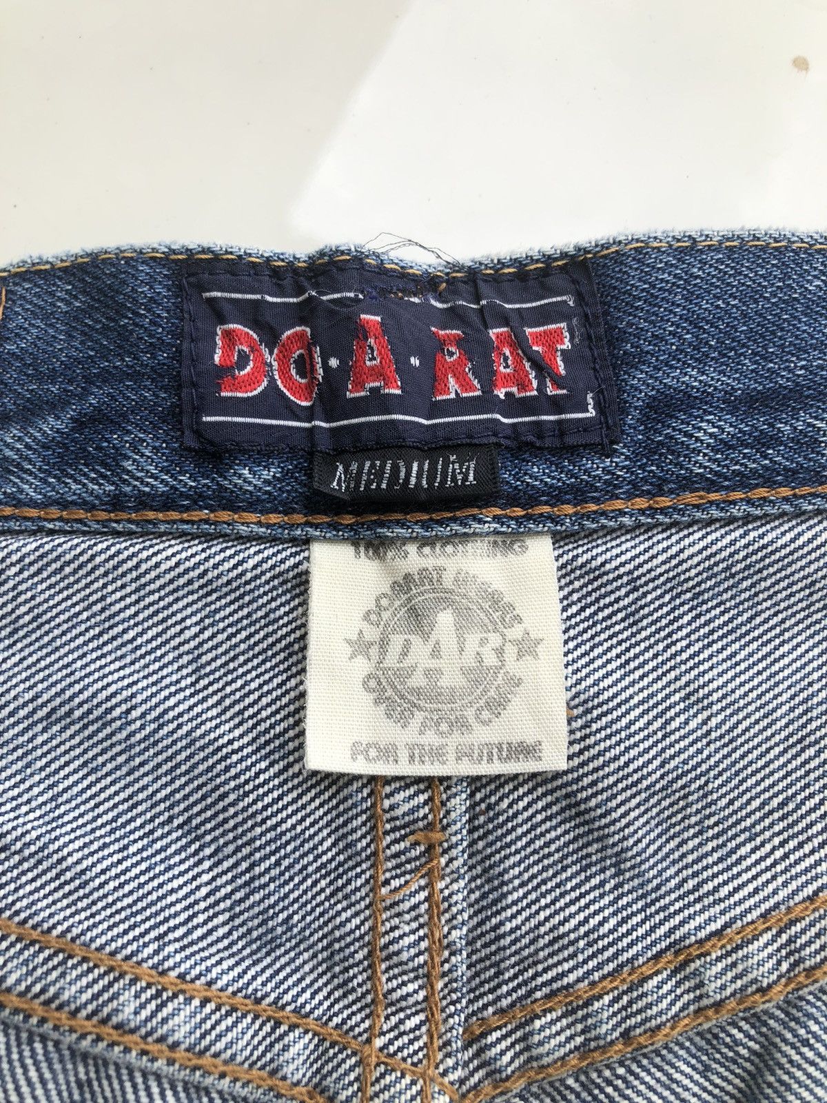 Japanese Brand Rare🔥Vtg Japanese Doarat Selvedge Distressed Jeans Size US 28 / EU 44 - 11 Thumbnail