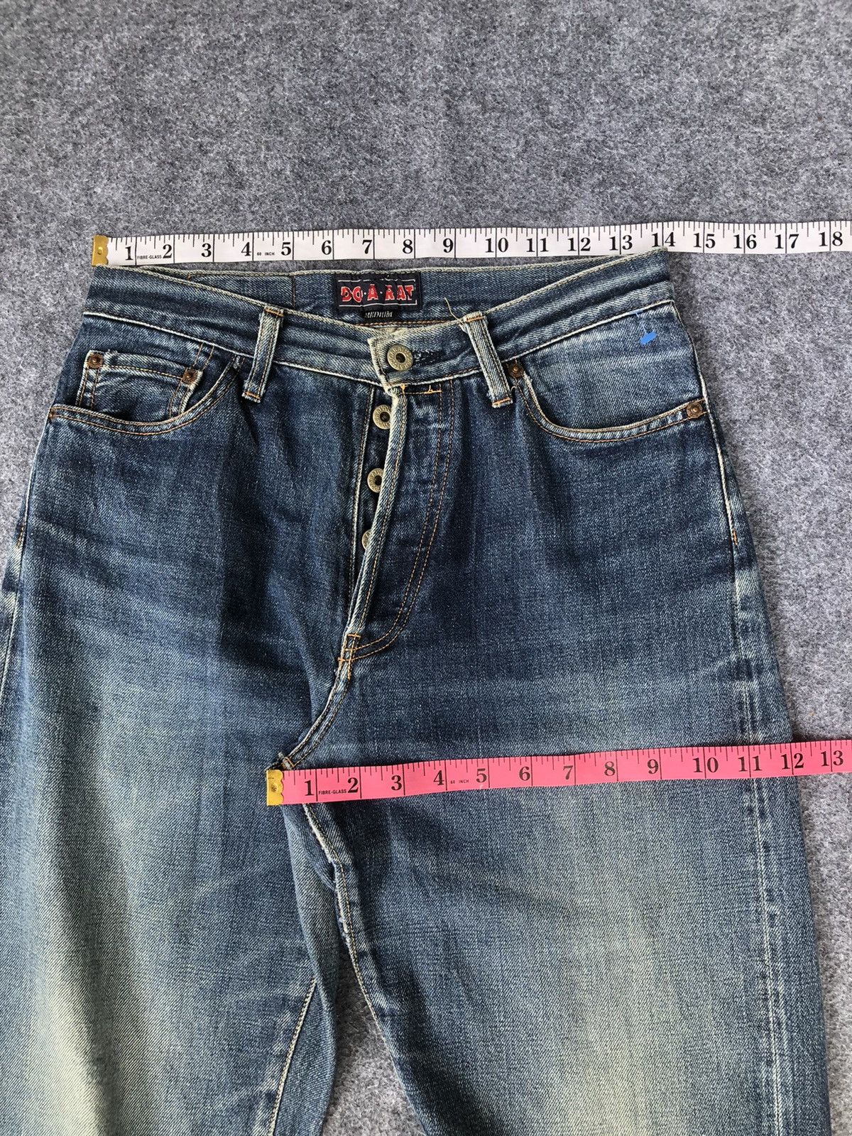 Japanese Brand Rare🔥Vtg Japanese Doarat Selvedge Distressed Jeans Size US 28 / EU 44 - 14 Thumbnail