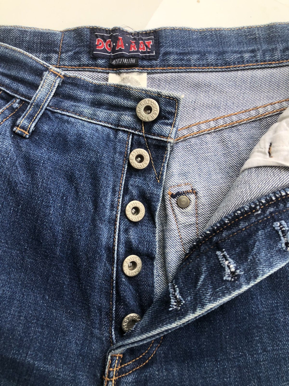 Japanese Brand Rare🔥Vtg Japanese Doarat Selvedge Distressed Jeans Size US 28 / EU 44 - 10 Thumbnail