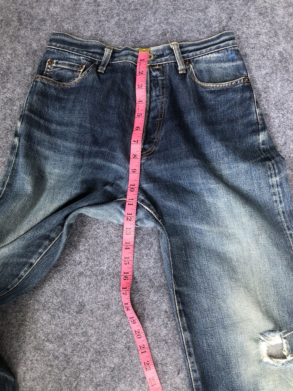Japanese Brand Rare🔥Vtg Japanese Doarat Selvedge Distressed Jeans Size US 28 / EU 44 - 17 Thumbnail