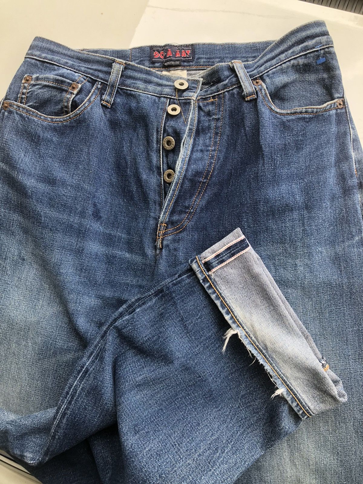 Japanese Brand Rare🔥Vtg Japanese Doarat Selvedge Distressed Jeans Size US 28 / EU 44 - 13 Thumbnail
