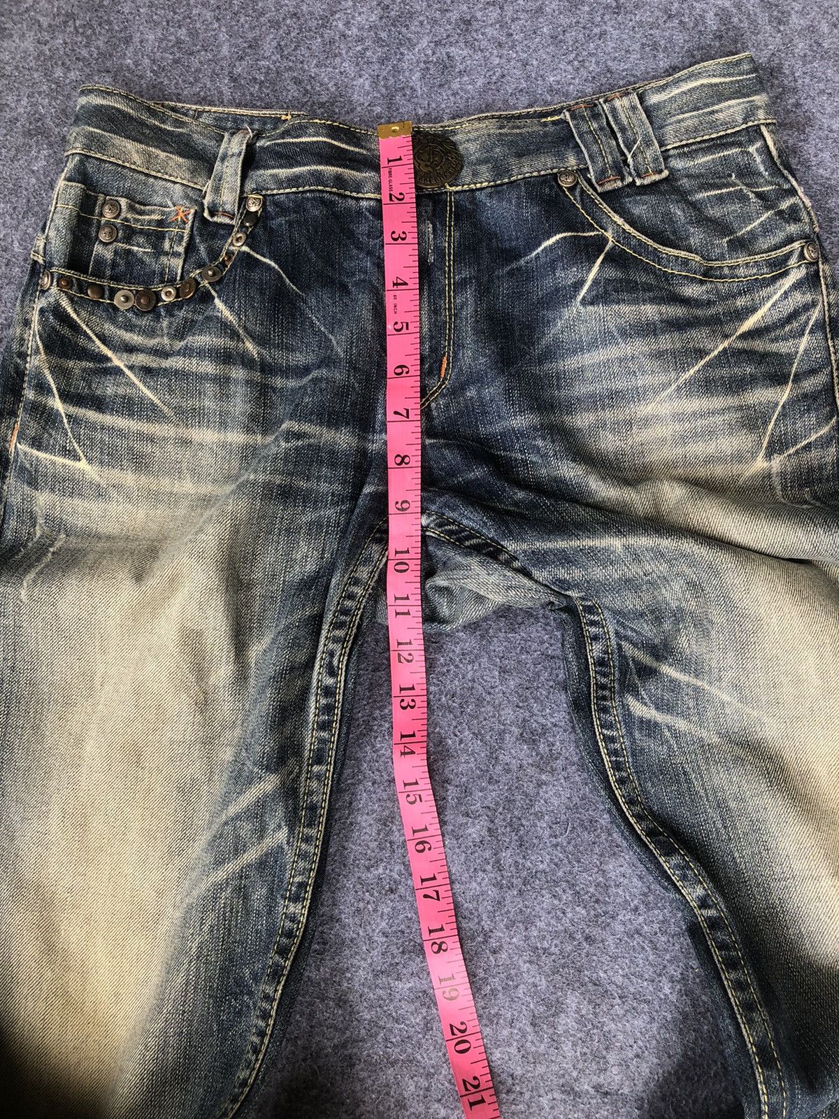 Japanese Brand Rare🔥Japanese Red Pepper Seditionaries Jeans Size US 33 - 19 Thumbnail