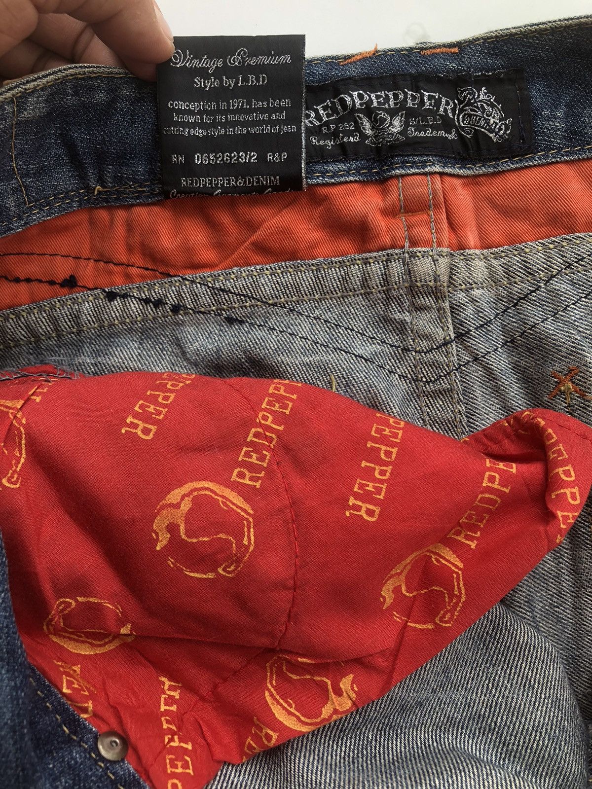 Japanese Brand Rare🔥Japanese Red Pepper Seditionaries Jeans Size US 33 - 11 Thumbnail