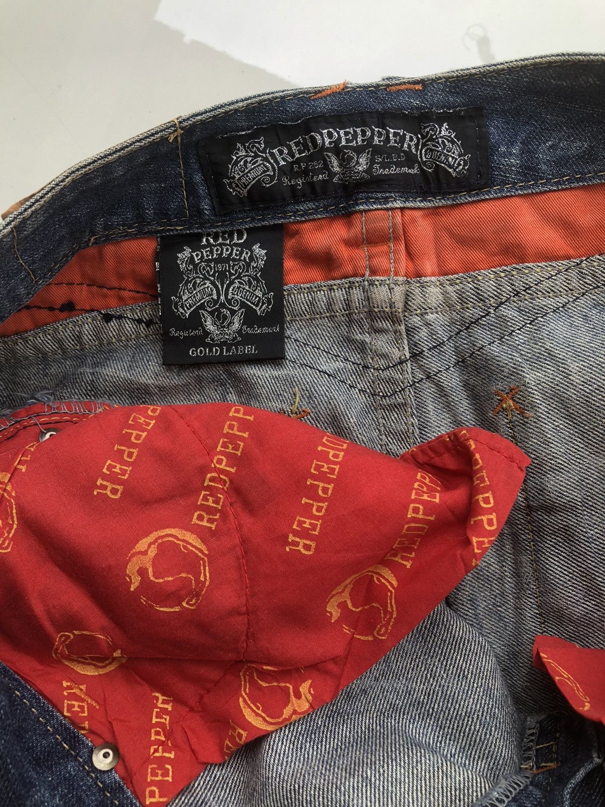 Japanese Brand Rare🔥Japanese Red Pepper Seditionaries Jeans Size US 33 - 10 Thumbnail