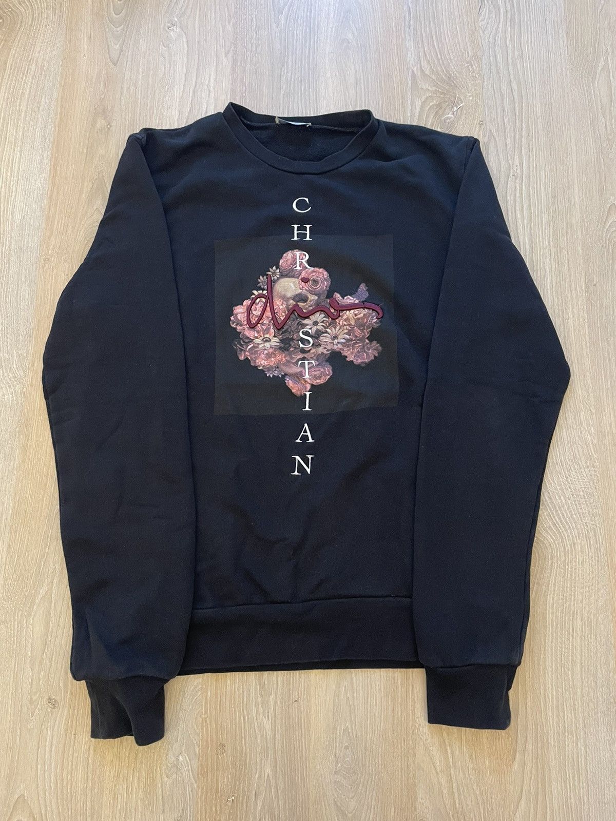 Toru Kamei ‘Christian Dior’ Rose Skulls Sweatshirt
