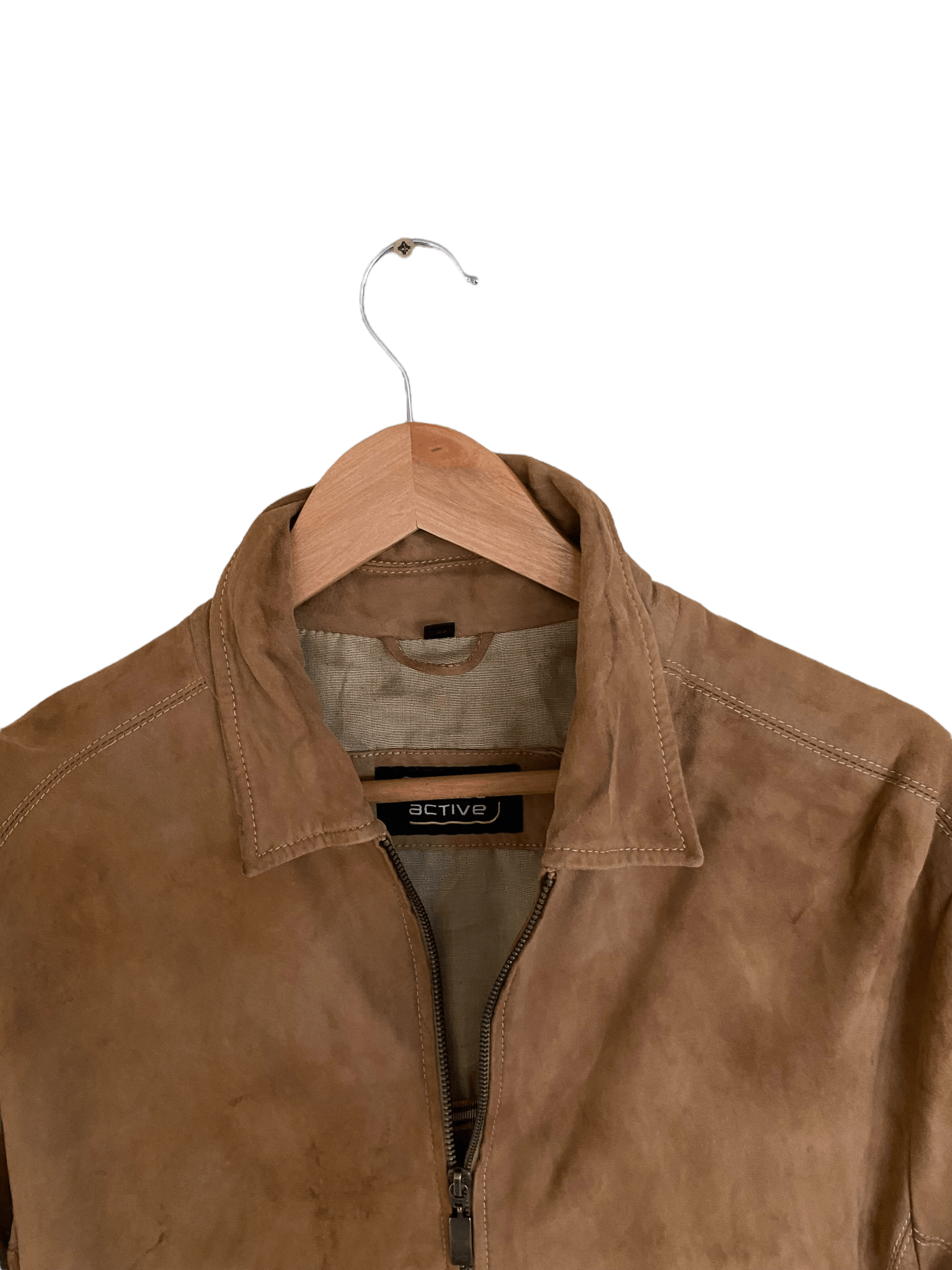 Vintage × camel active Camel Active brown leather jacket, size M Size US M / EU 48-50 / 2 - 2 Thumbnail