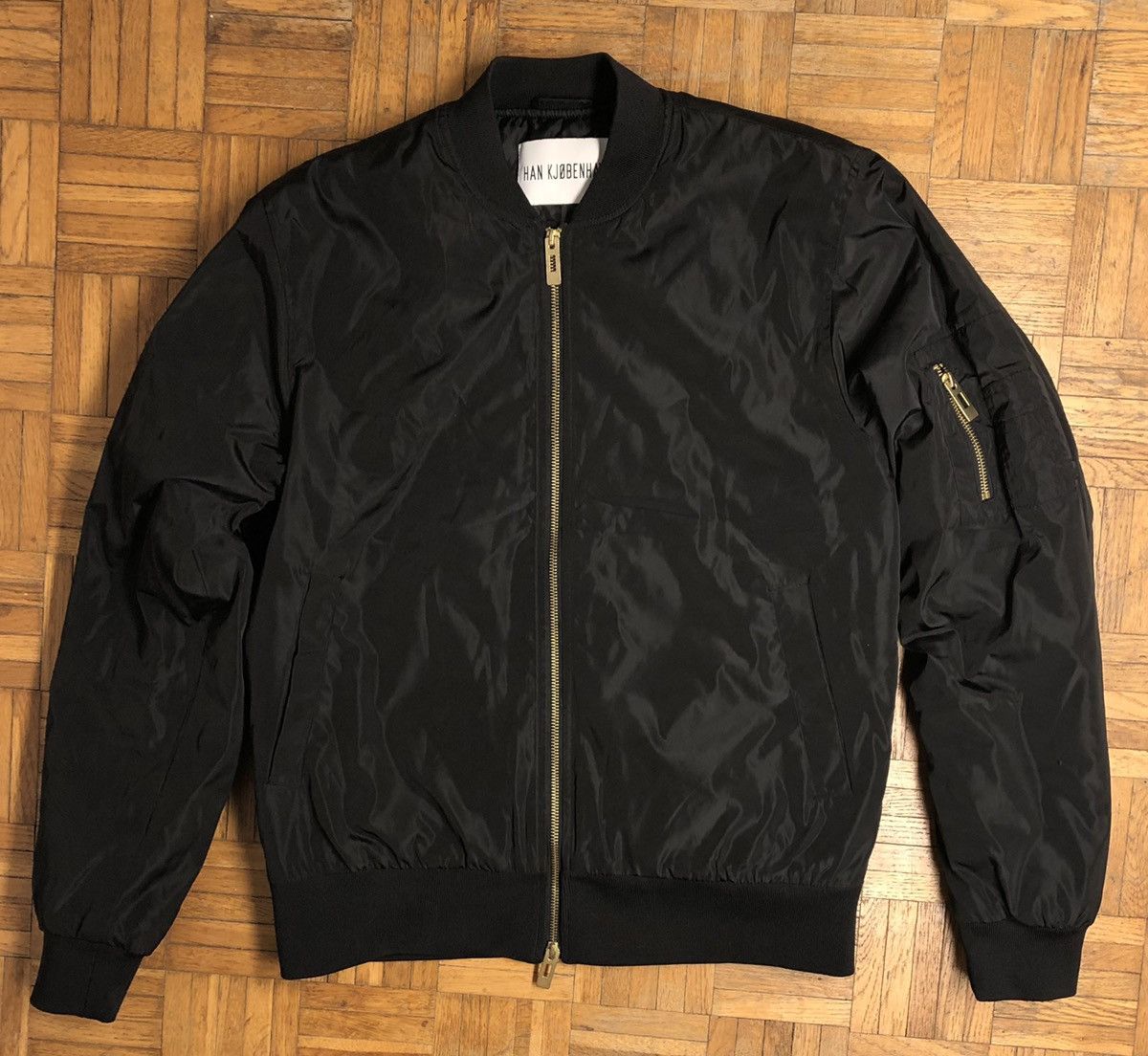 Han Kjøbenhavn TRACK - Bomber Jacket - black 