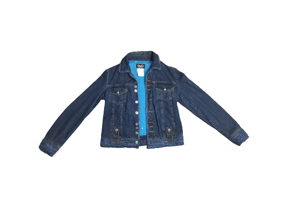 Dolce & Gabbana Dolce Gabbana Jacket Denim Blue Size M / US 6-8 / IT 42-44 - 1 Thumbnail