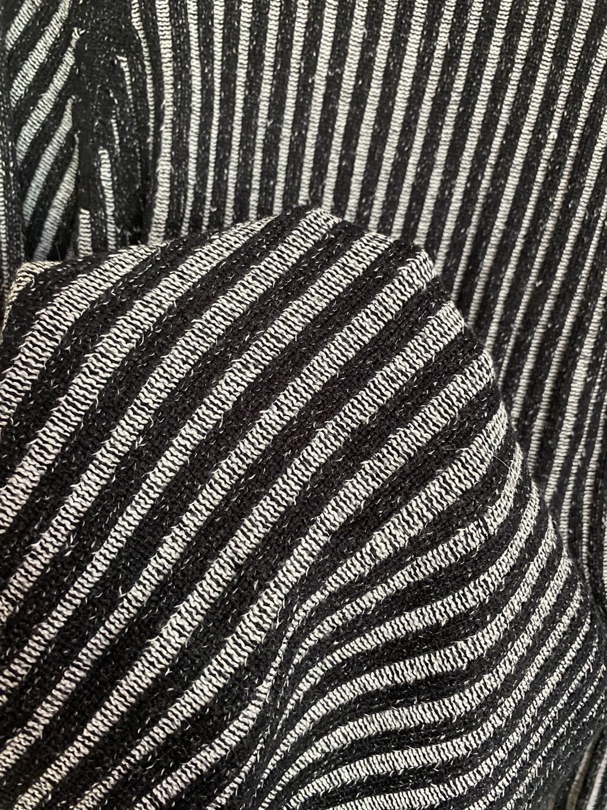 Japanese Brand Stripes knitwear sweater vintage avant garde Size US M / EU 48-50 / 2 - 4 Thumbnail