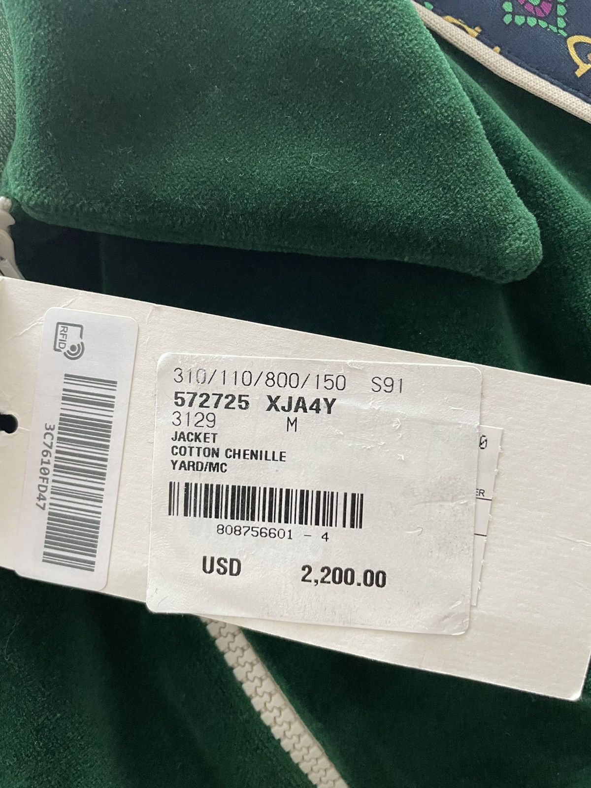 Gucci $2,500 Brand New Gucci Super Runway Limited Velvet Jacket Size US L / EU 52-54 / 3 - 9 Thumbnail