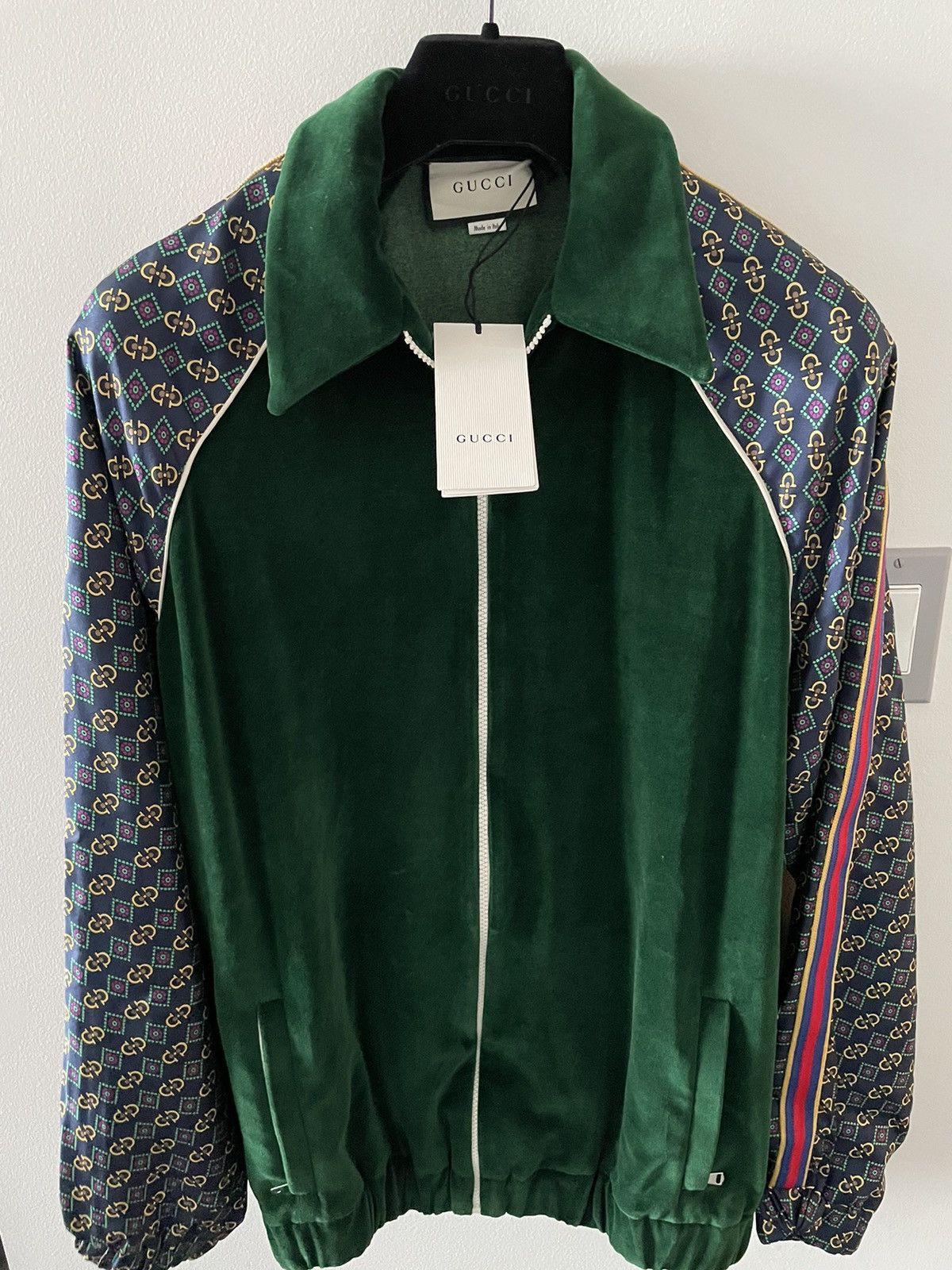 Gucci $2,500 Brand New Gucci Super Runway Limited Velvet Jacket Size US L / EU 52-54 / 3 - 23 Thumbnail