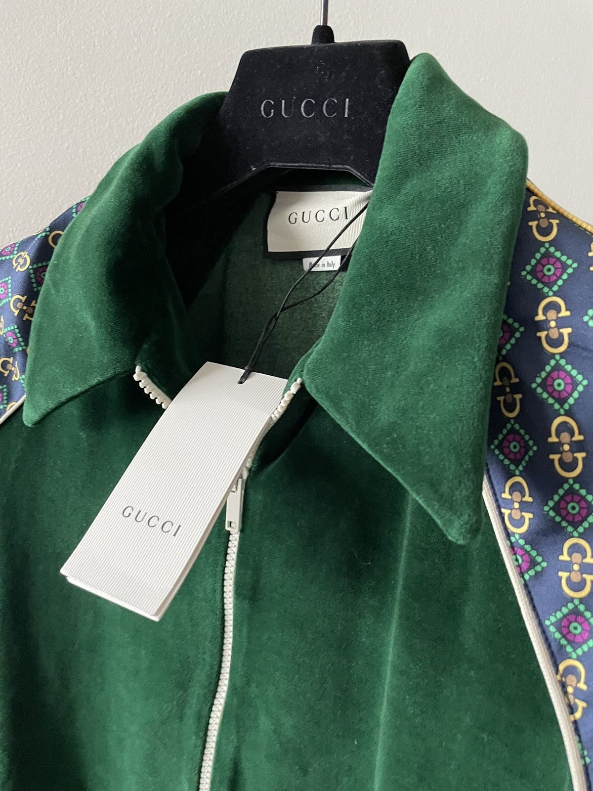 Gucci $2,500 Brand New Gucci Super Runway Limited Velvet Jacket Size US L / EU 52-54 / 3 - 21 Thumbnail