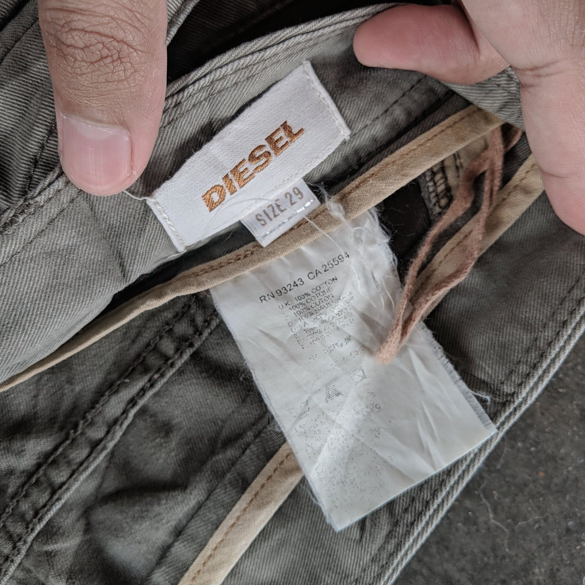 Diesel Vintage Diesel Bush Tactical Trousers Cargo Pants Size US 32 / EU 48 - 7 Thumbnail