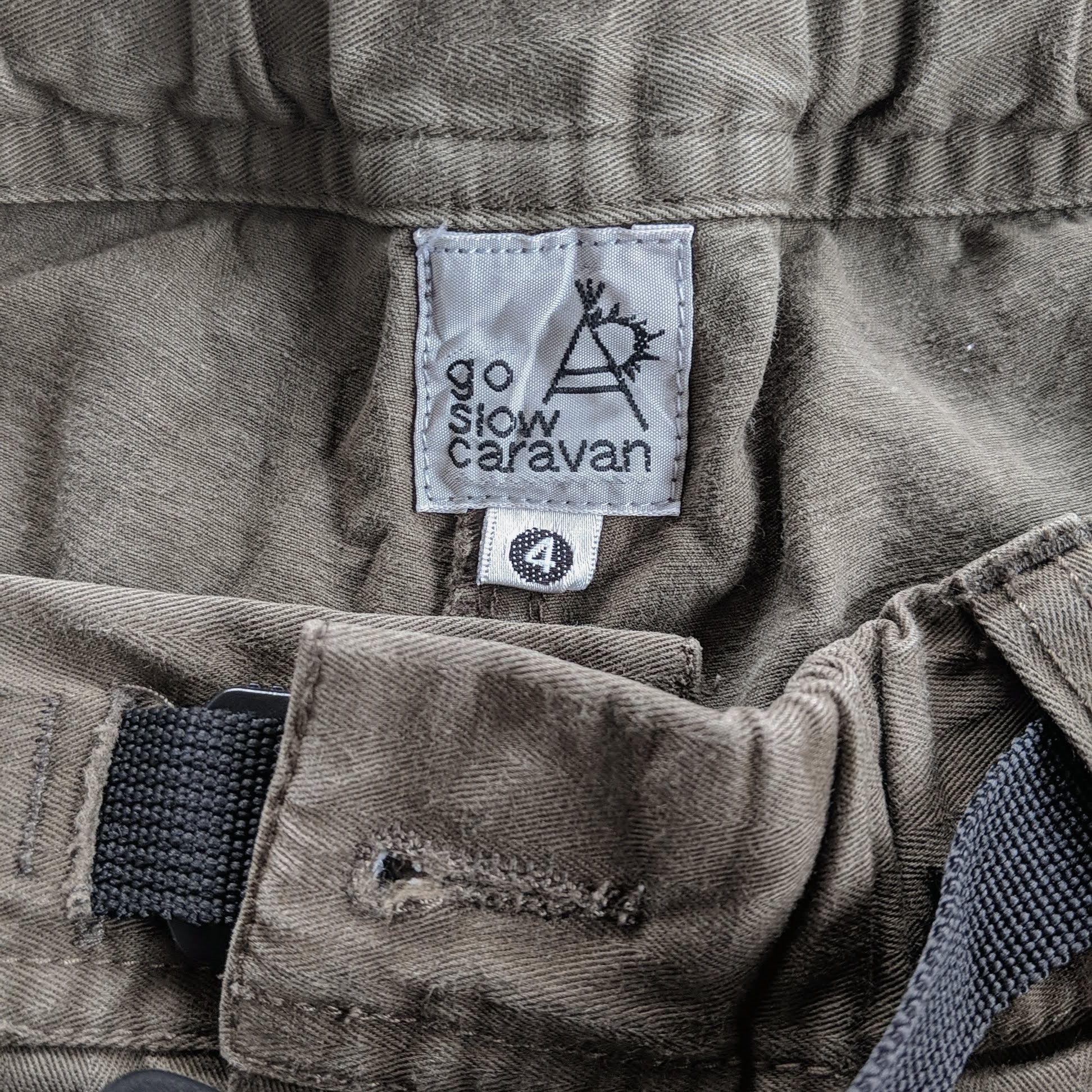 Vintage × go slow caravan Go Slow Caravan Belt Rare Pocket Trousers Casual Pants Size US 30 / EU 46 - 6 Thumbnail