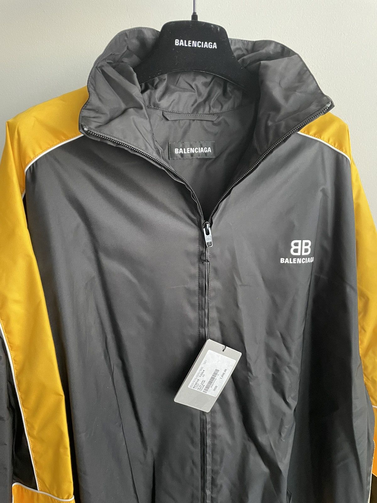 Balenciaga Limited Edition Runway $2k Brand NEW BB Logo Track Jacket Size US XL / EU 56 / 4 - 21 Thumbnail