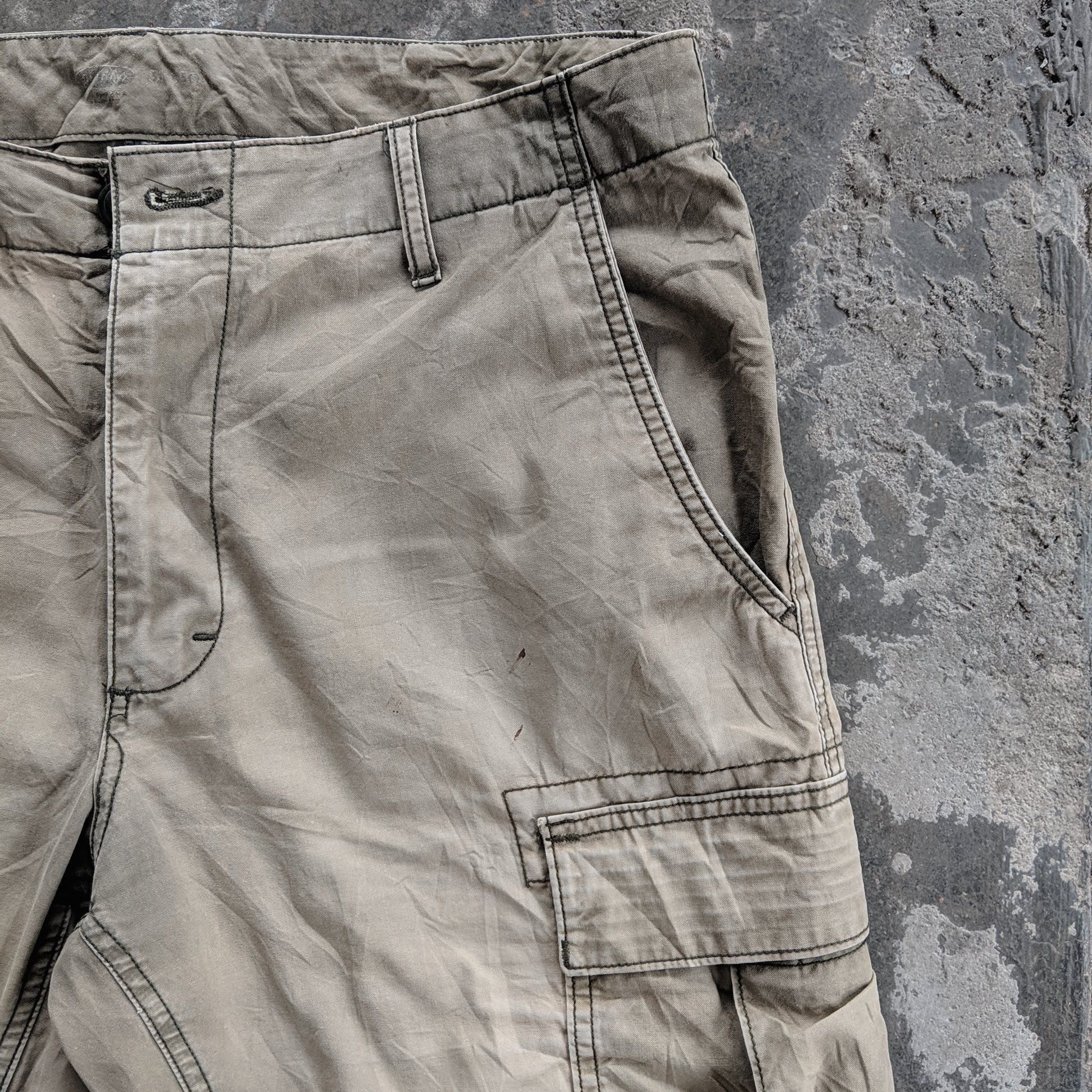 Japanese Brand × Vintage Vintage Old Navy Military Trousers Cargo Pants Size US 35 - 4 Thumbnail