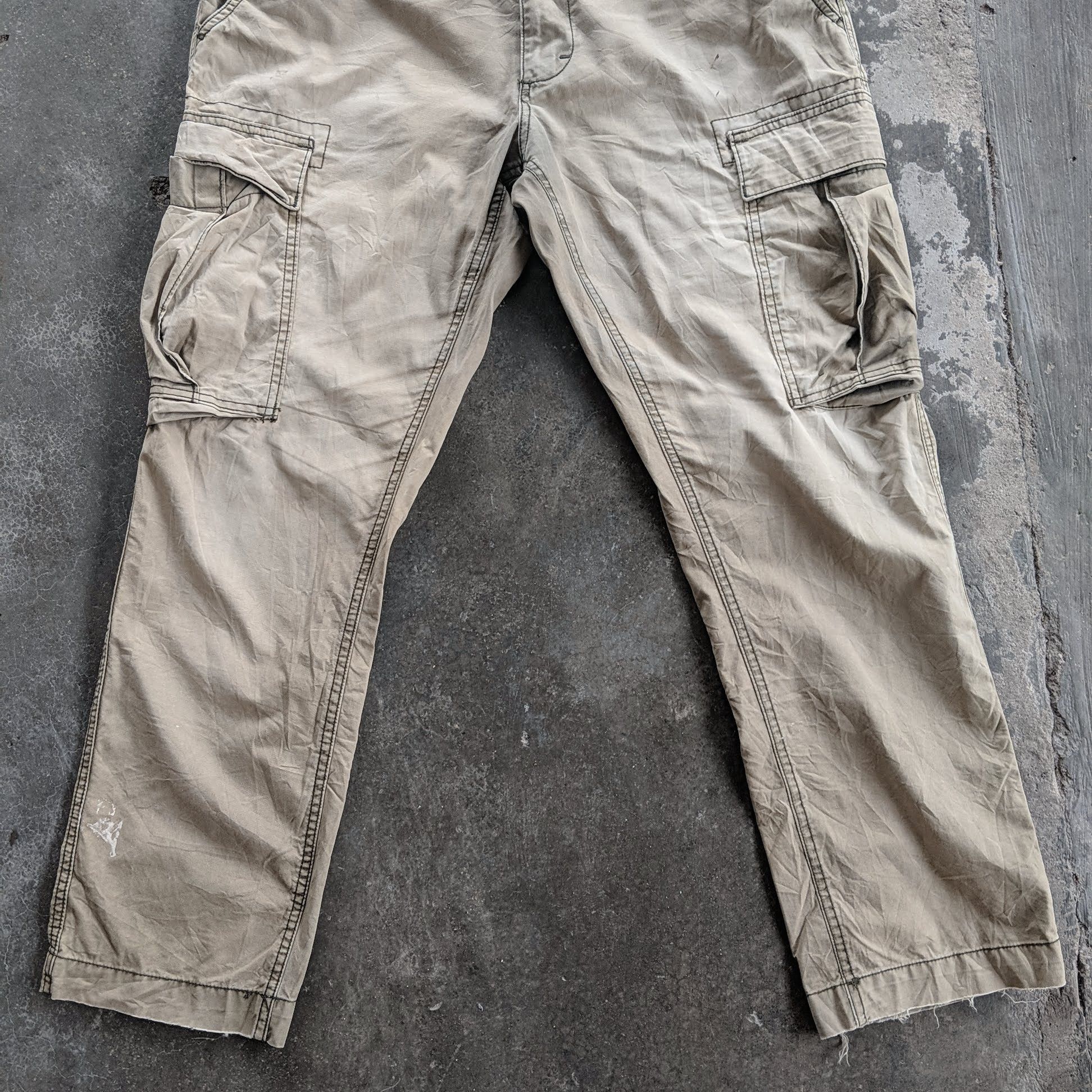 Japanese Brand × Vintage Vintage Old Navy Military Trousers Cargo Pants Size US 35 - 6 Thumbnail