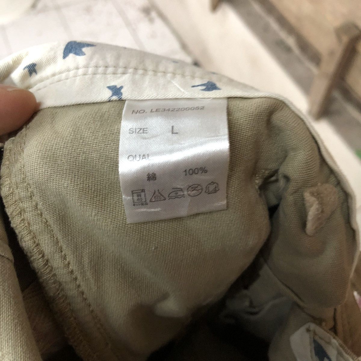 Japanese Brand Letters Brown multipocket tactical Cargo Pants #4466 Size US 31 - 18 Thumbnail